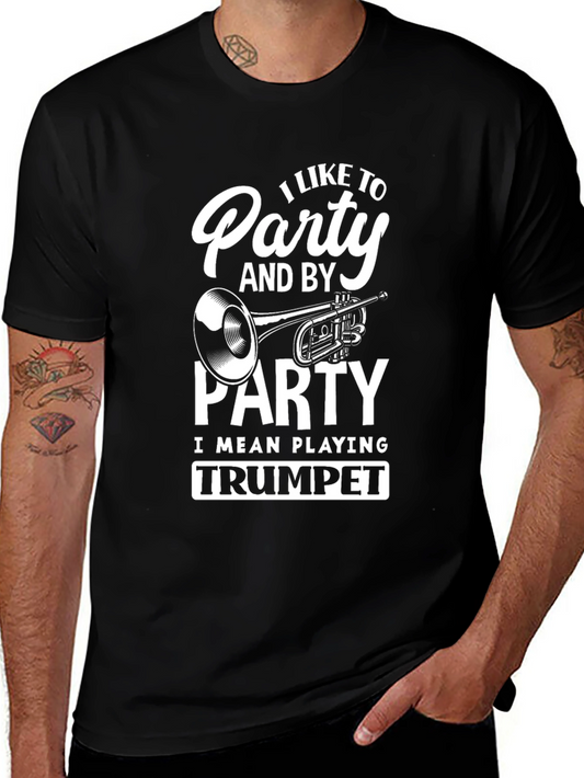 Party Trumpet T-Shirt - Musician Tee