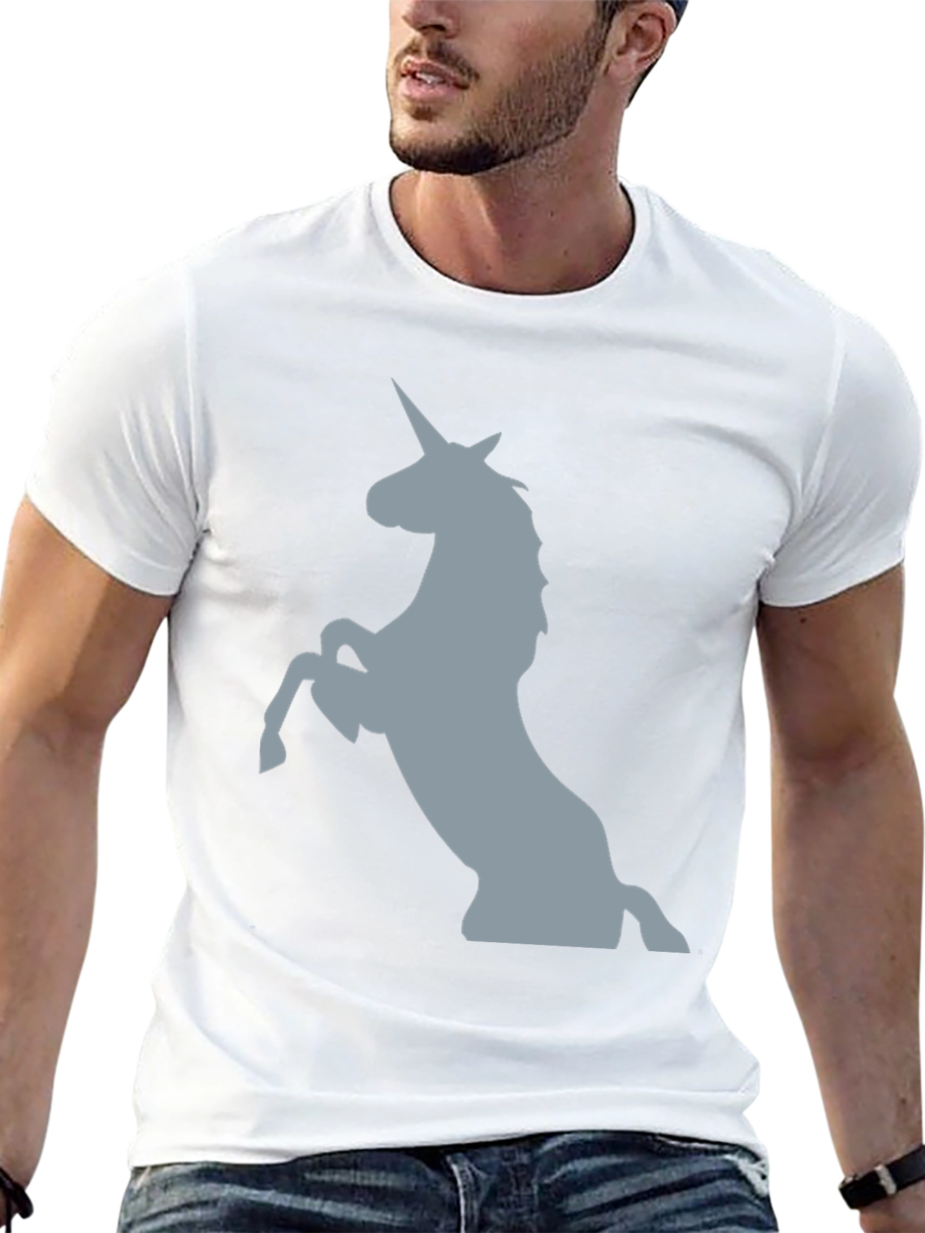 Unicorn Graphic Tee - Black