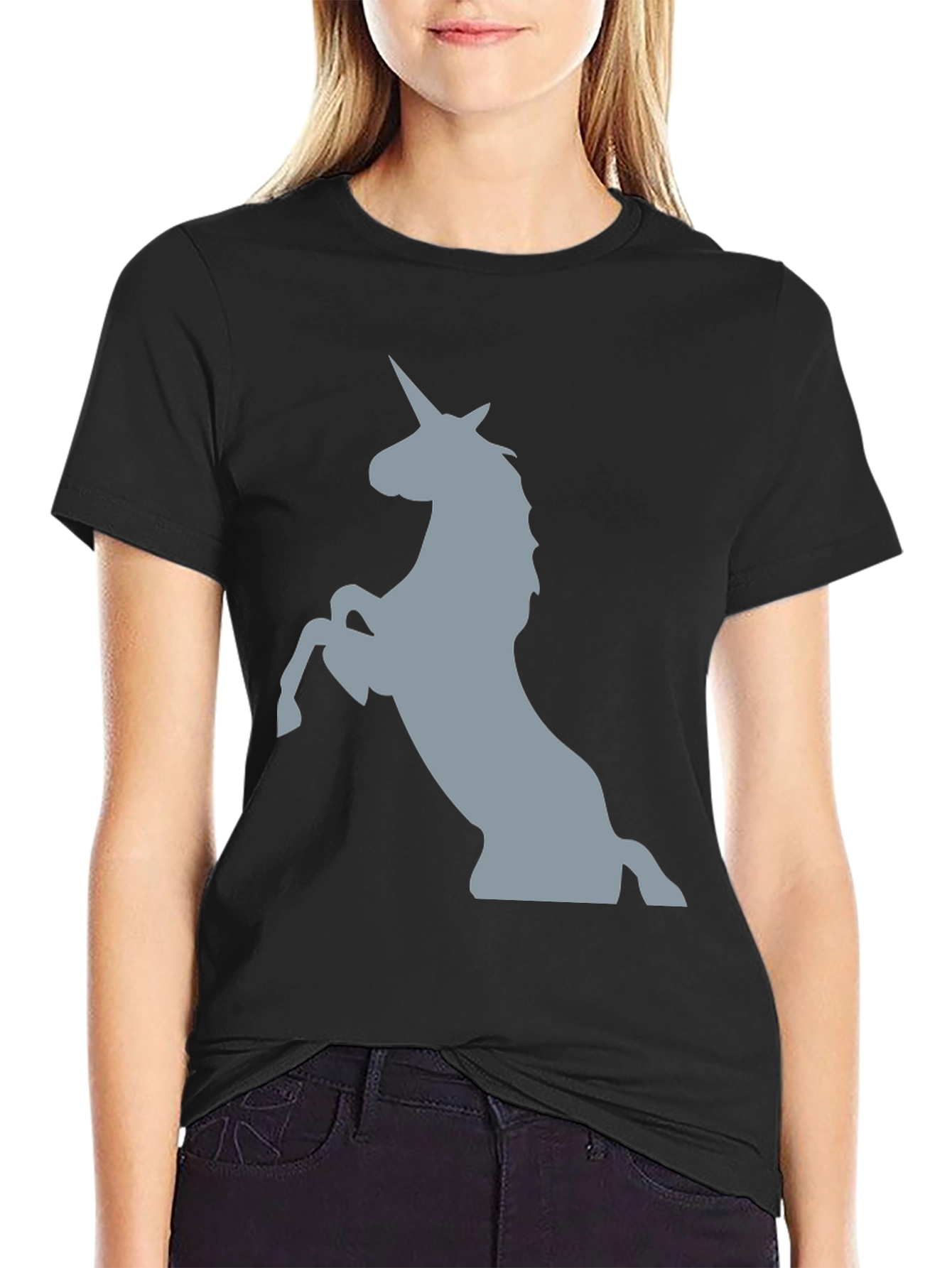 Unicorn Graphic Tee - Black