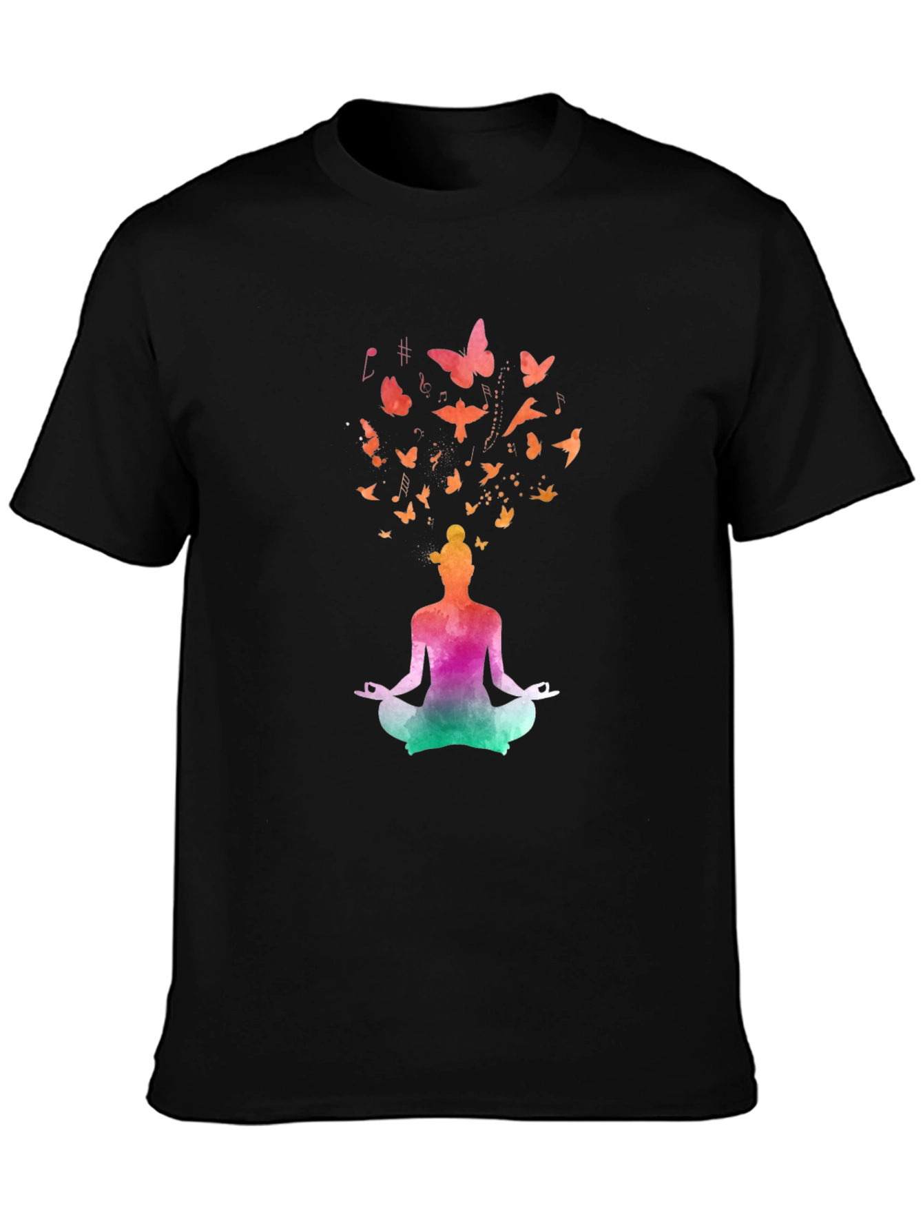 Meditative Butterfly Mind Graphic Tee