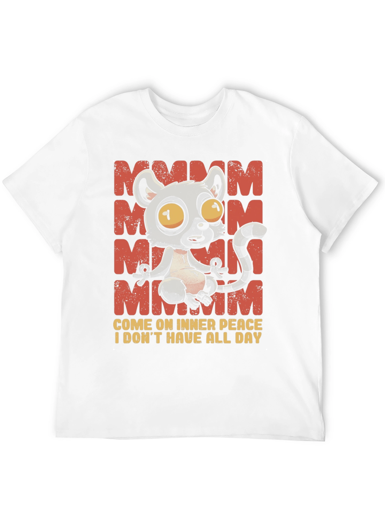 Funny Lemur Meditation T-Shirt