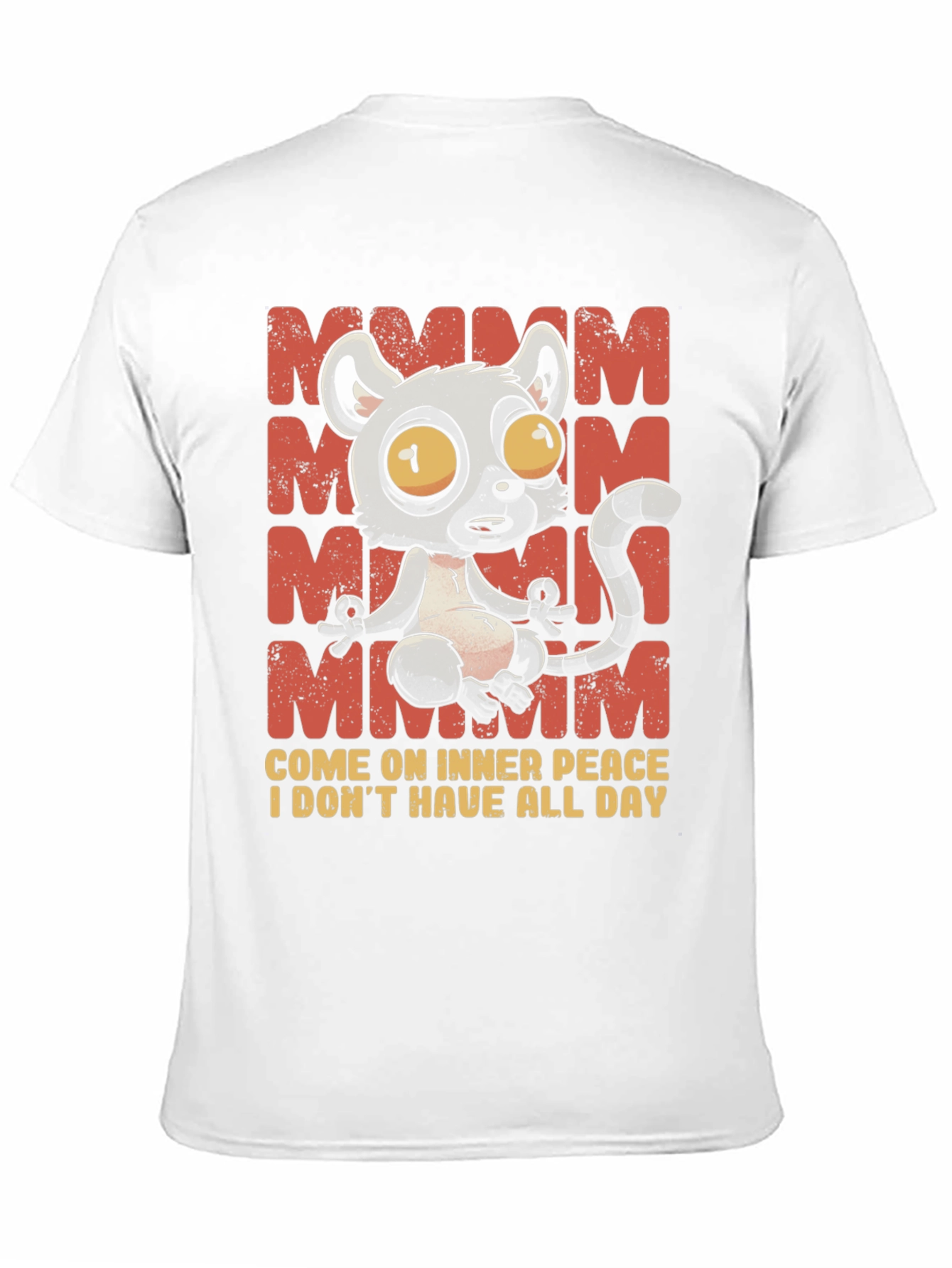 Funny Lemur Meditation T-Shirt