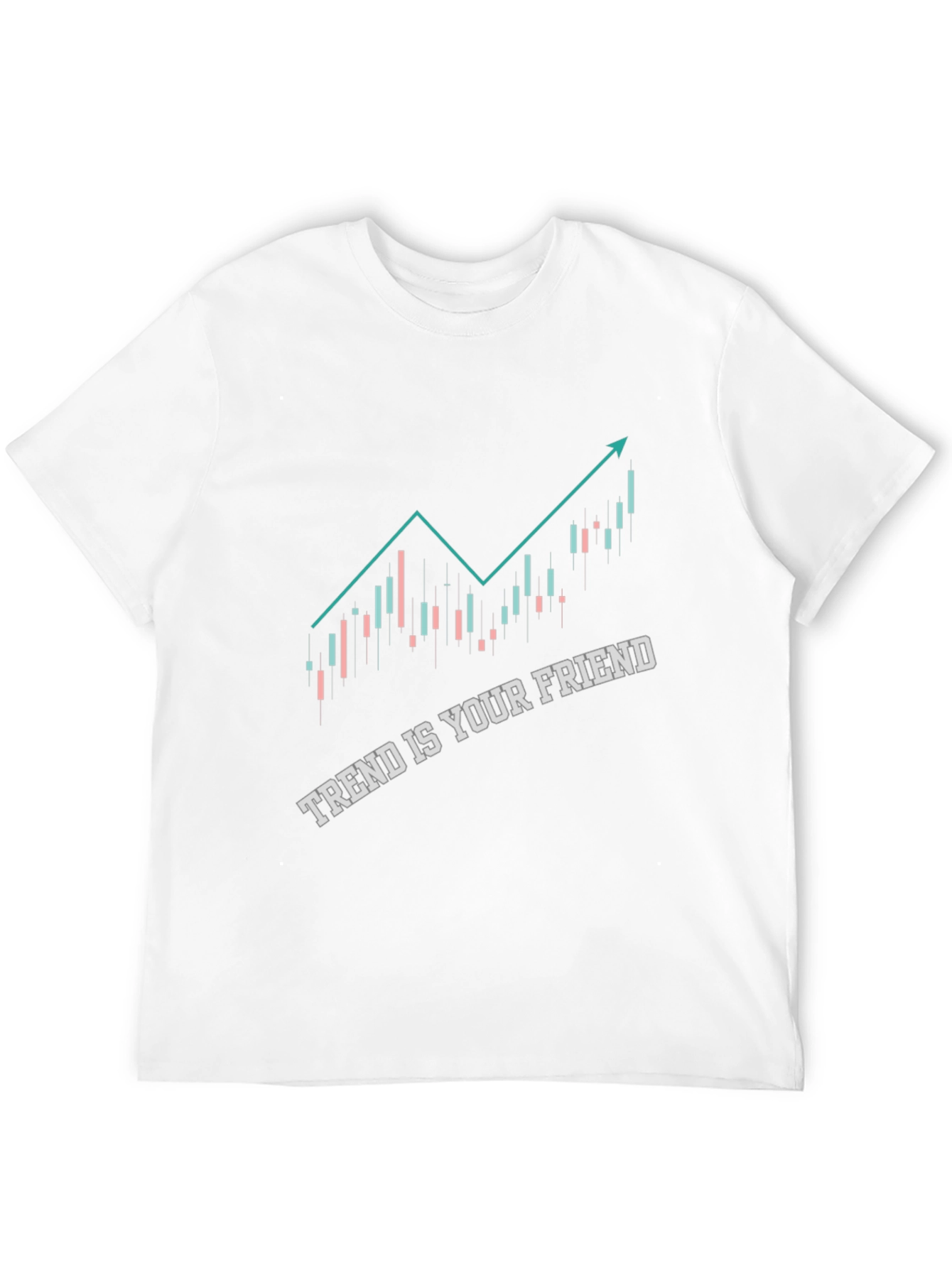 Trend is Your Friend Black Graphic Tee