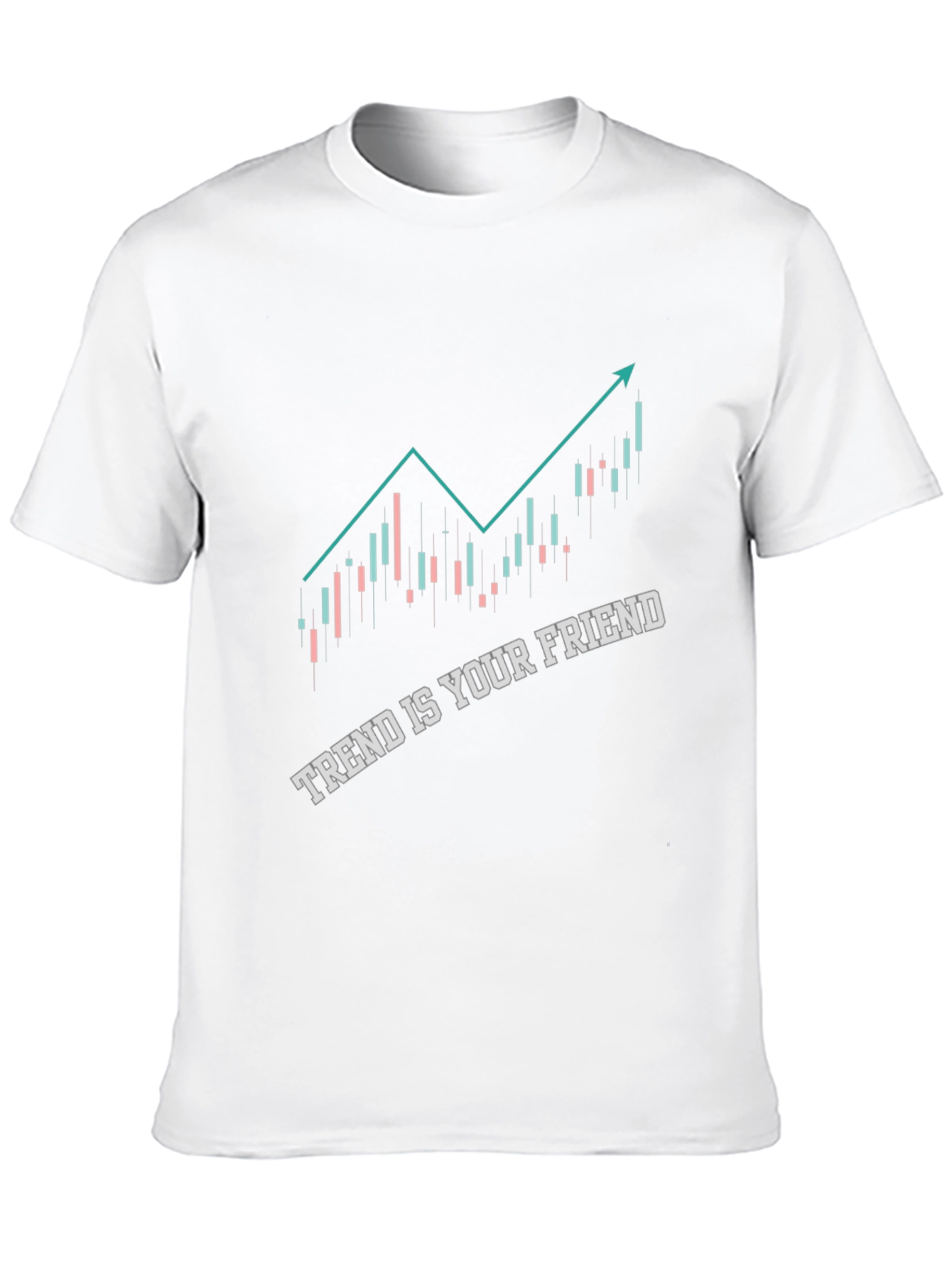 Trend is Your Friend Black Graphic Tee