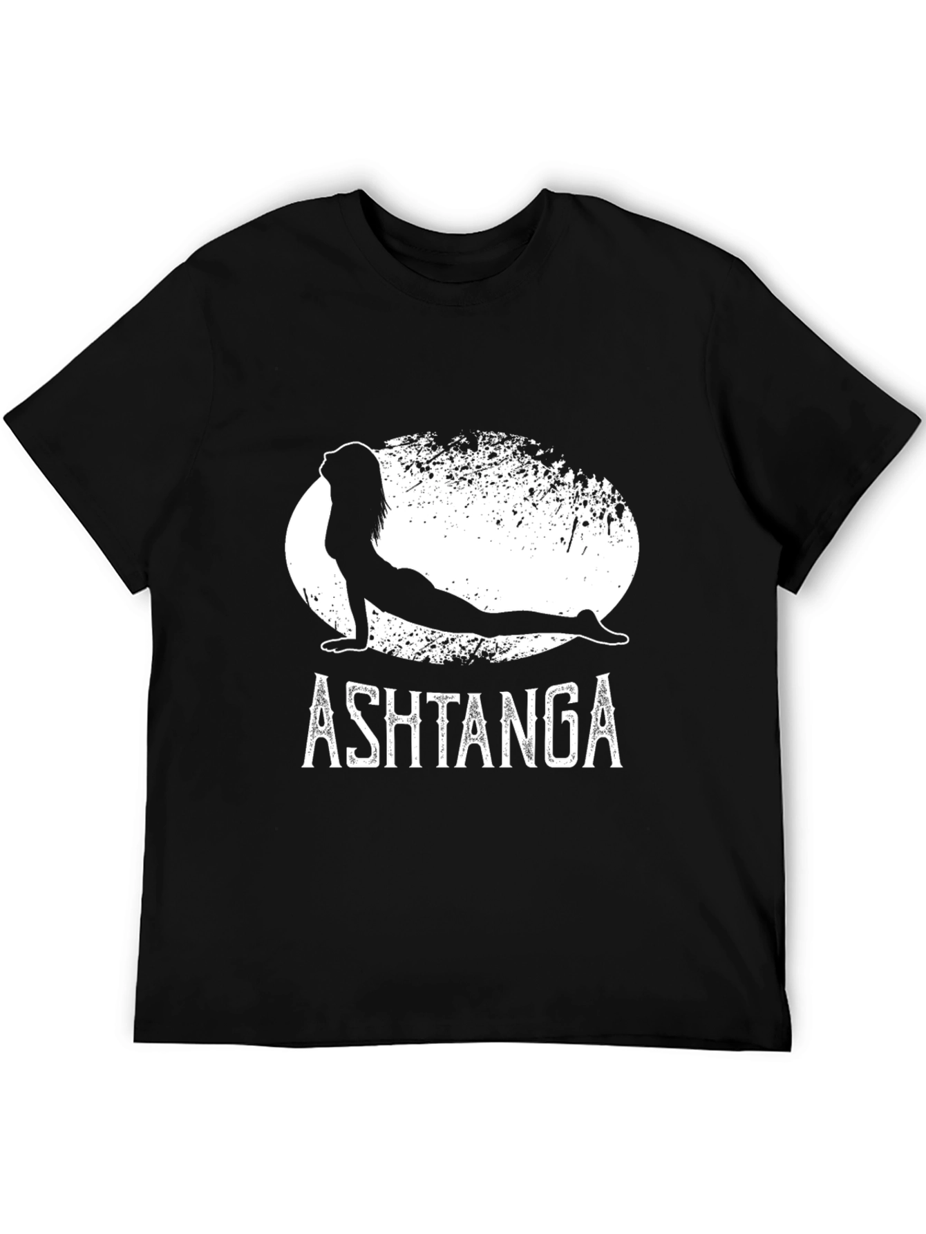 Ashtanga Yoga T-Shirt - Black Graphic Tee