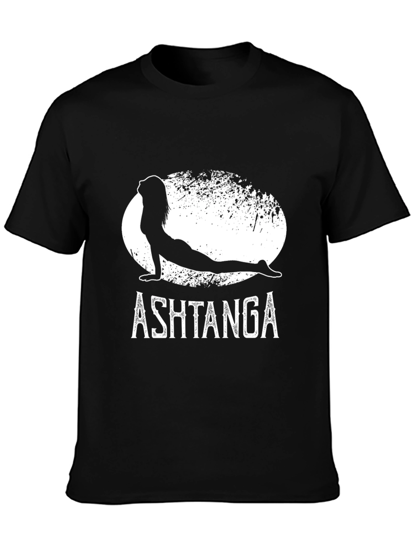 Ashtanga Yoga T-Shirt - Black Graphic Tee