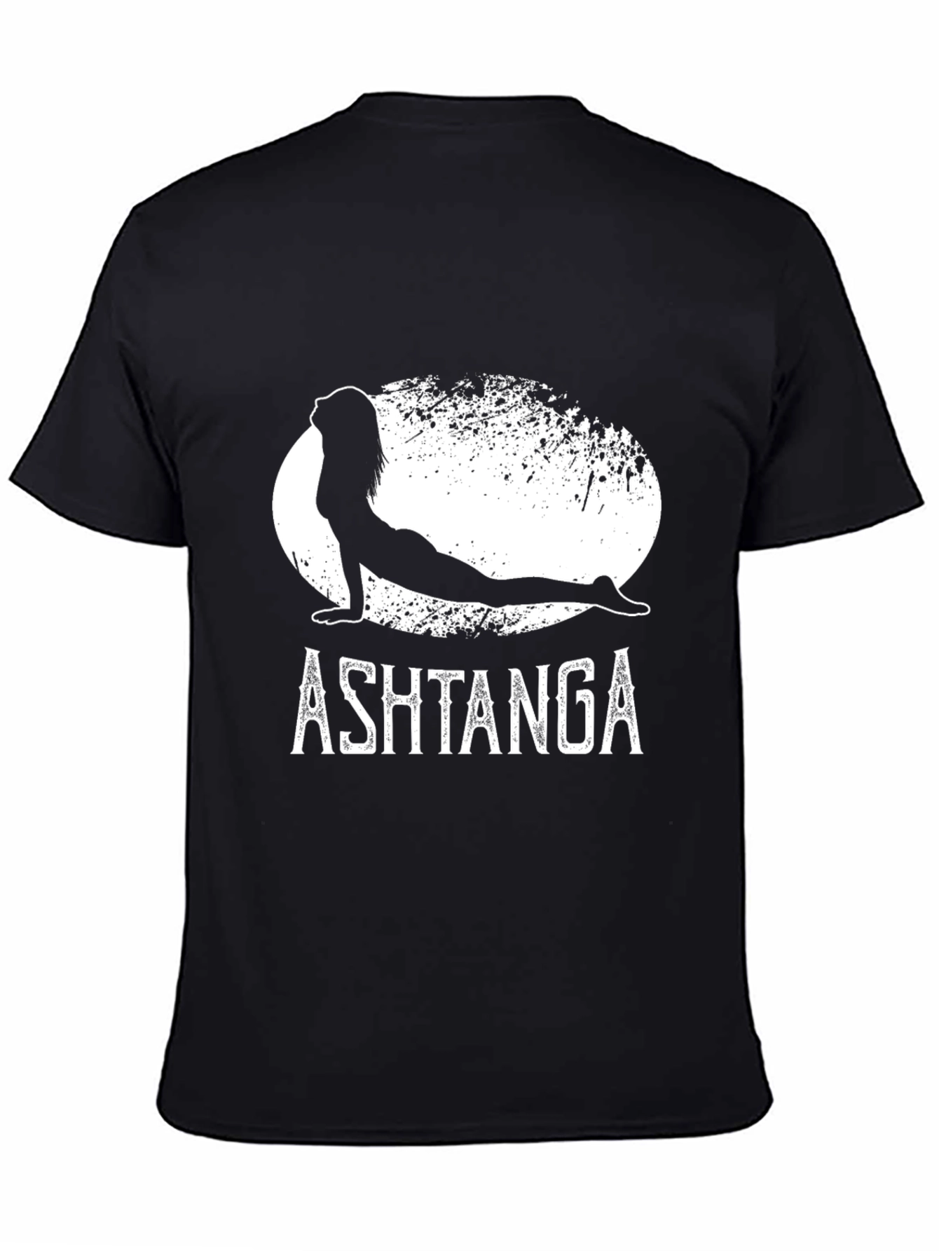 Ashtanga Yoga T-Shirt - Black Graphic Tee
