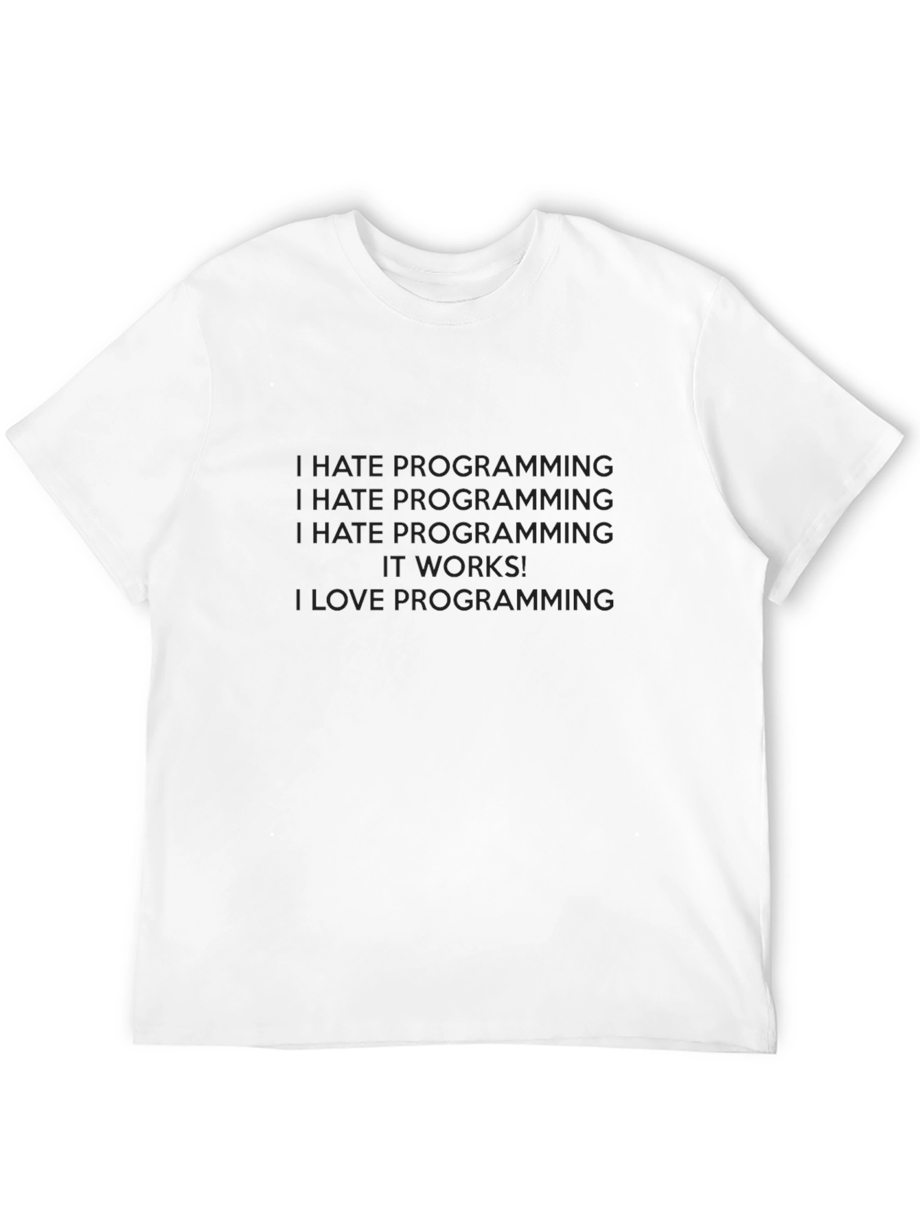 Funny Programming T-Shirt: Love/Hate Programmer Gift