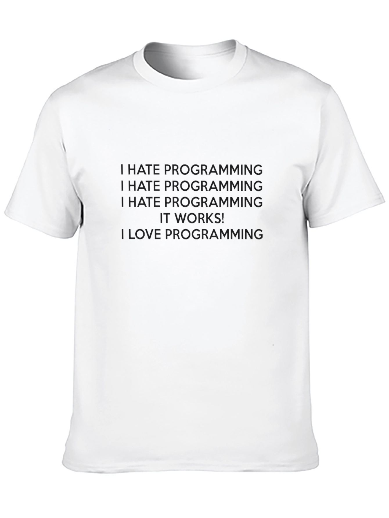 Funny Programming T-Shirt: Love/Hate Programmer Gift