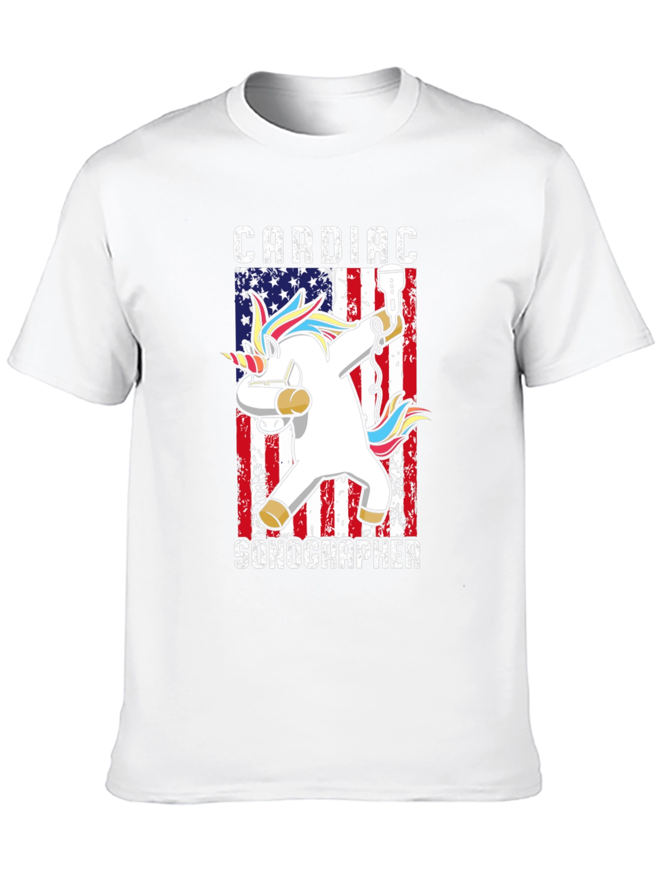 Cardiac Sonographer T-Shirt - American Unicorn