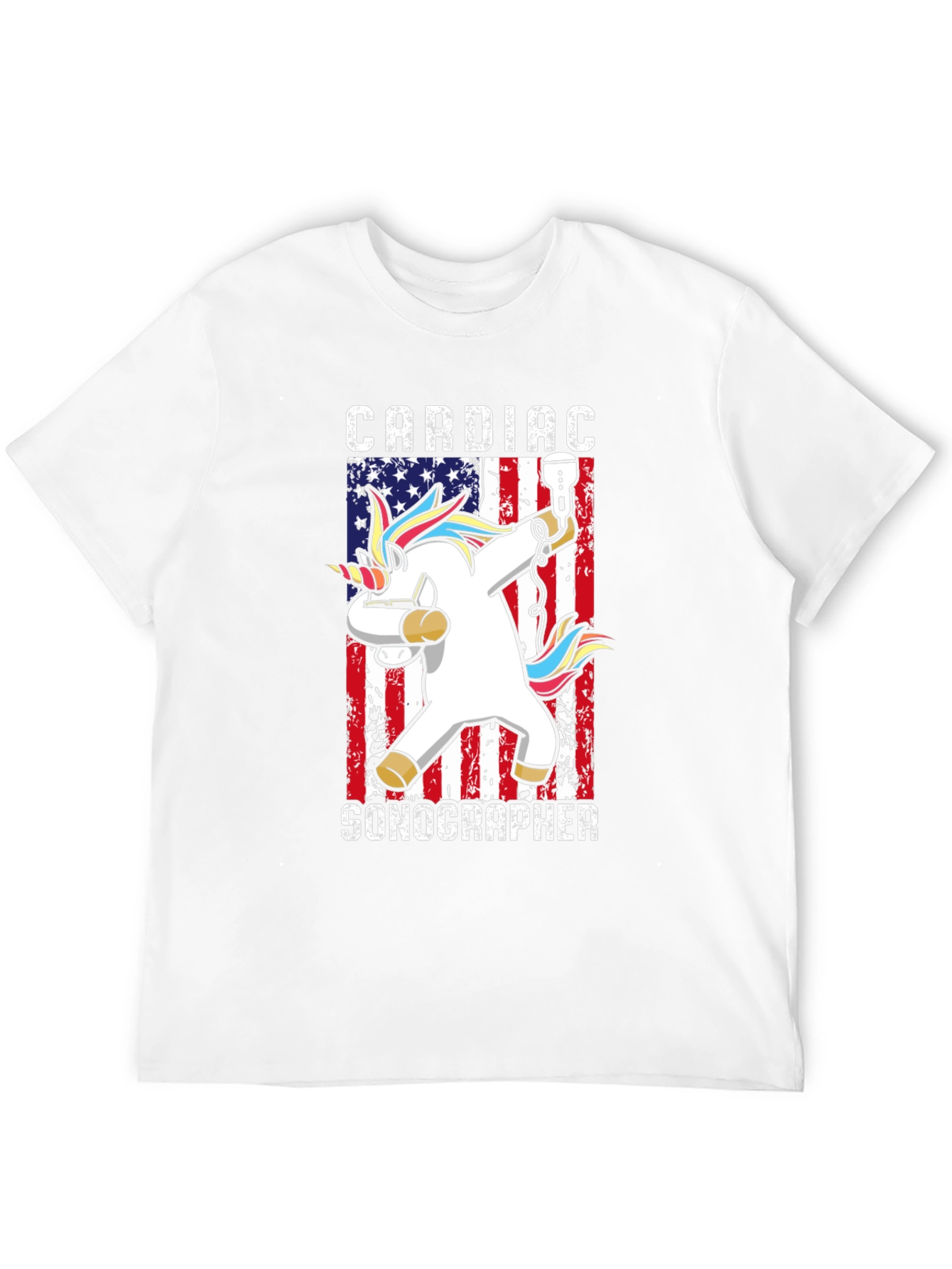 Cardiac Sonographer T-Shirt - American Unicorn