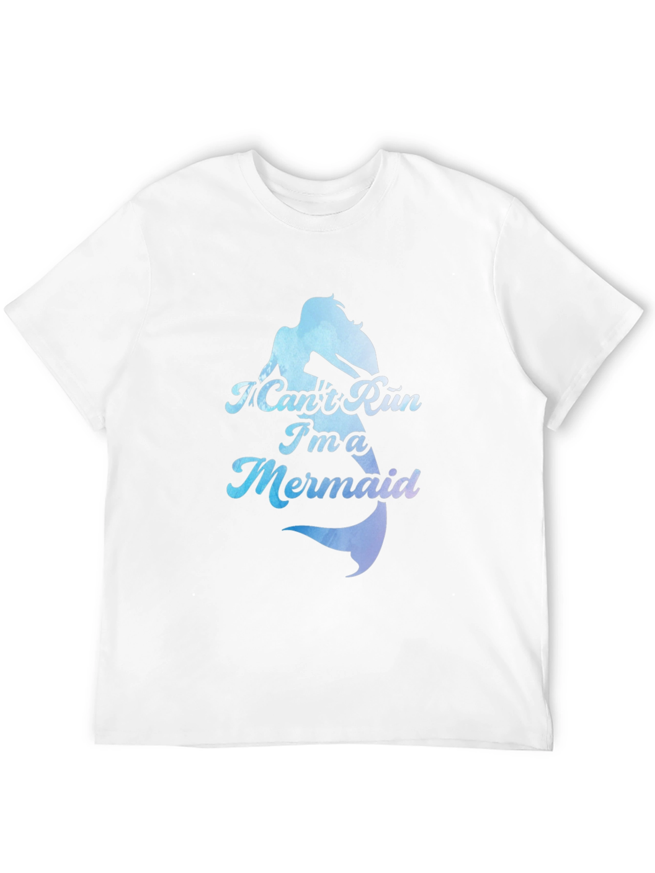 I Cant Run Im A Mermaid Black T-Shirt