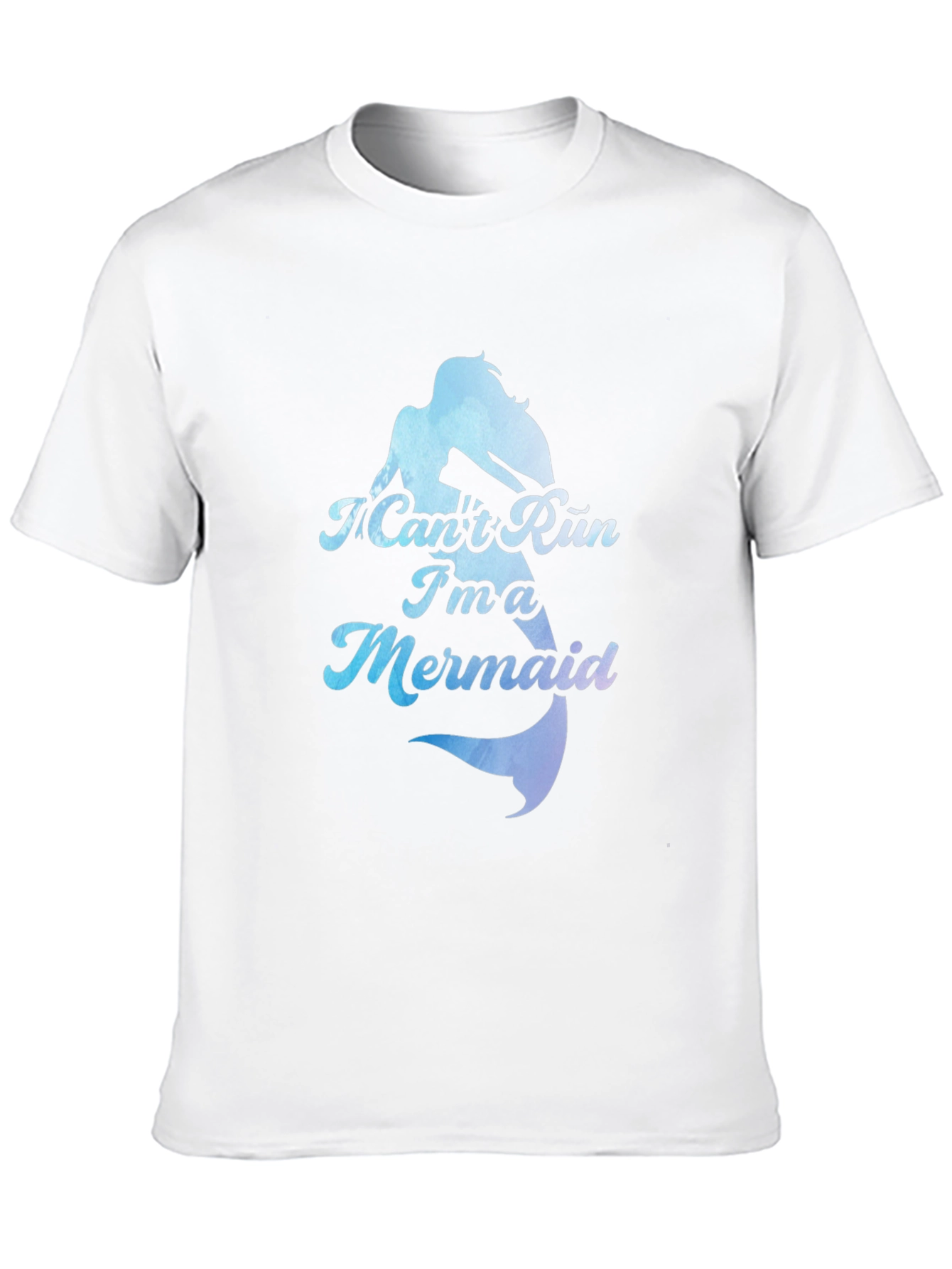 I Cant Run Im A Mermaid Black T-Shirt