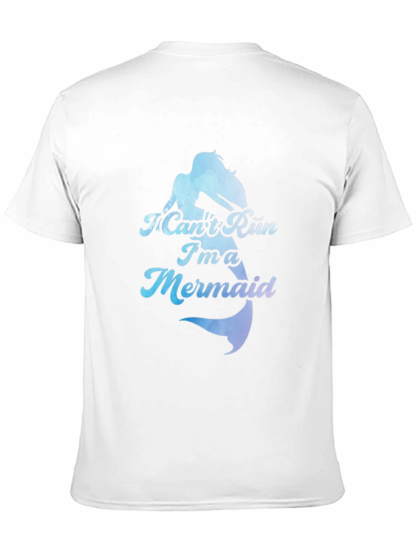 I Cant Run Im A Mermaid Black T-Shirt