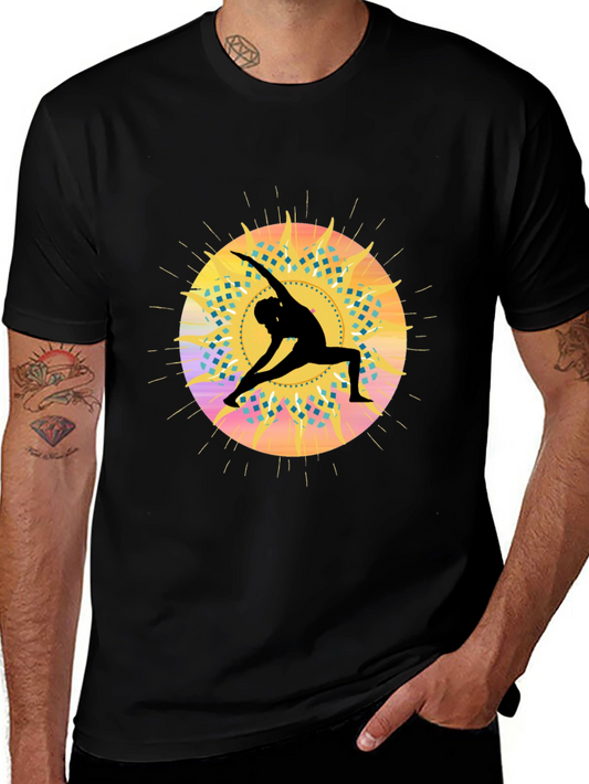 Yoga Silhouette Graphic T-Shirt
