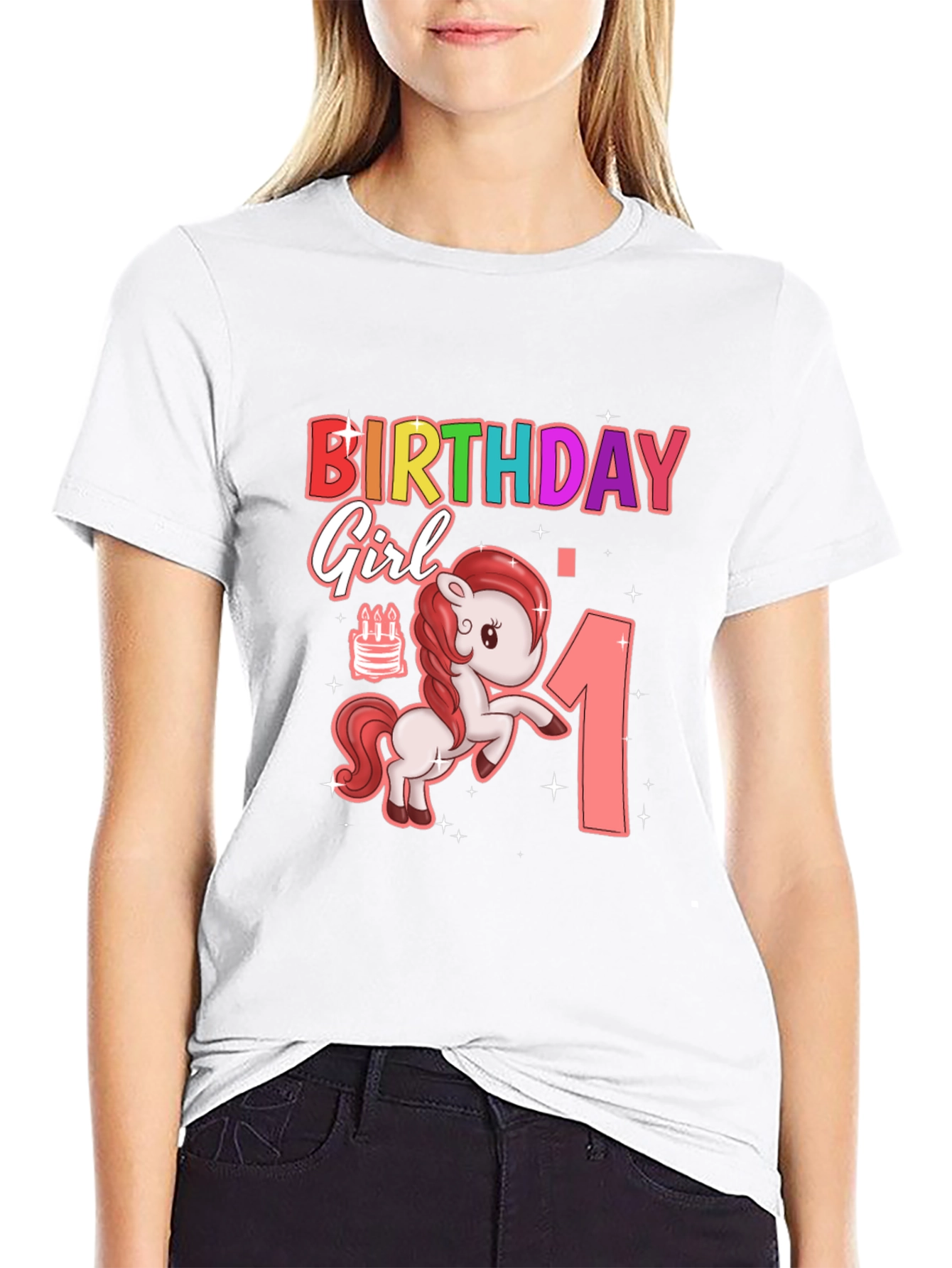 Birthday Girl 1st Birthday T-Shirt