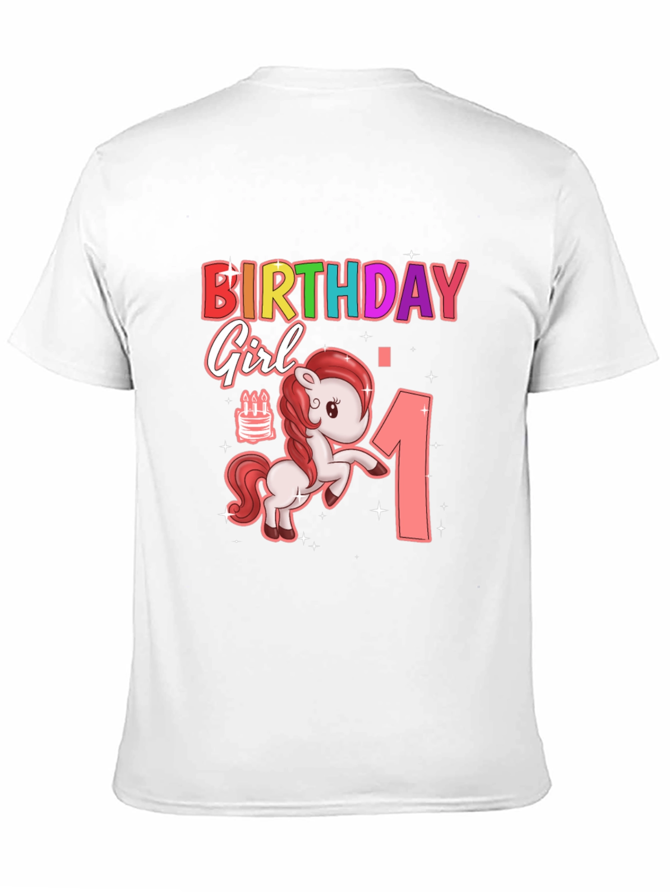 Birthday Girl 1st Birthday T-Shirt