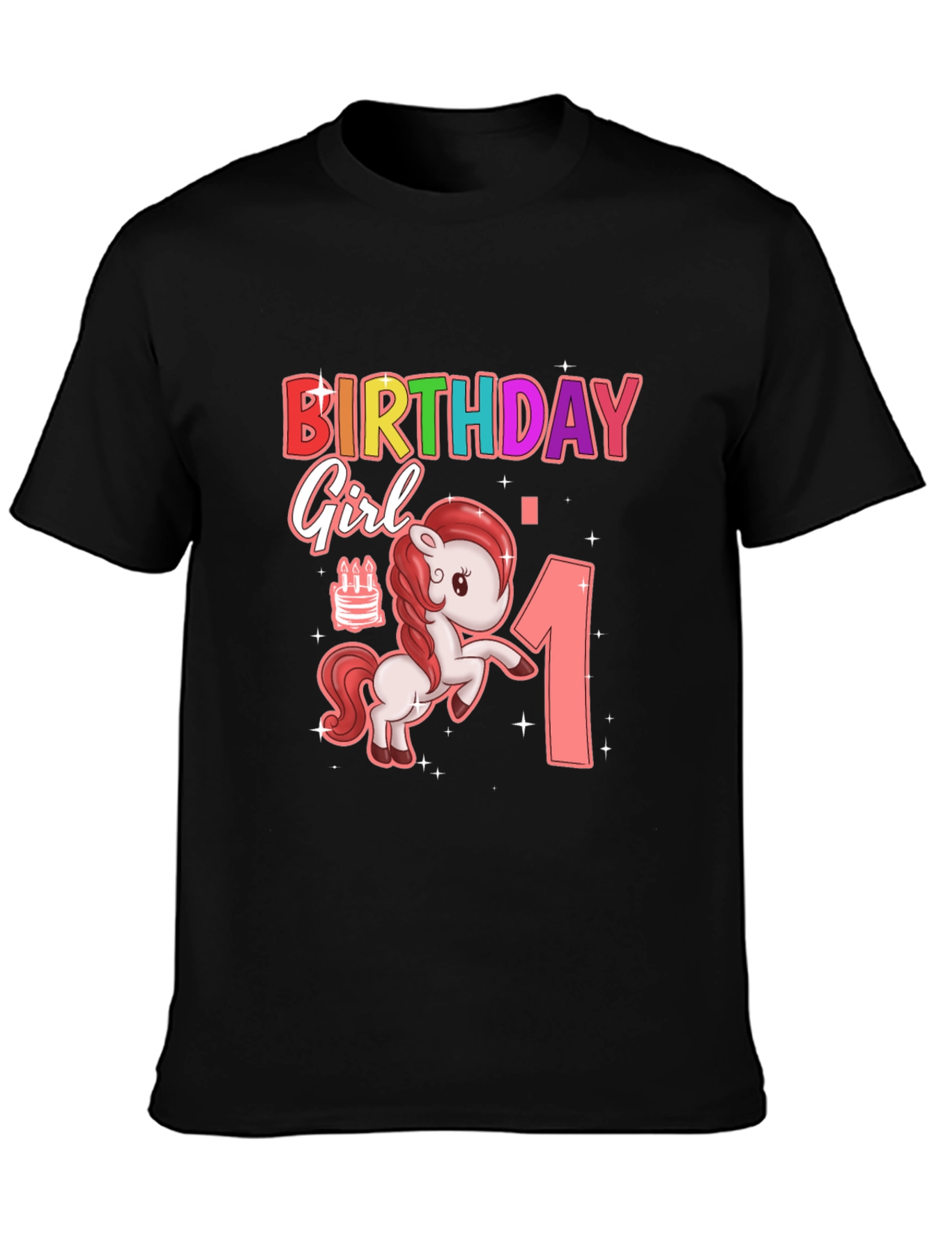 Birthday Girl 1st Birthday T-Shirt