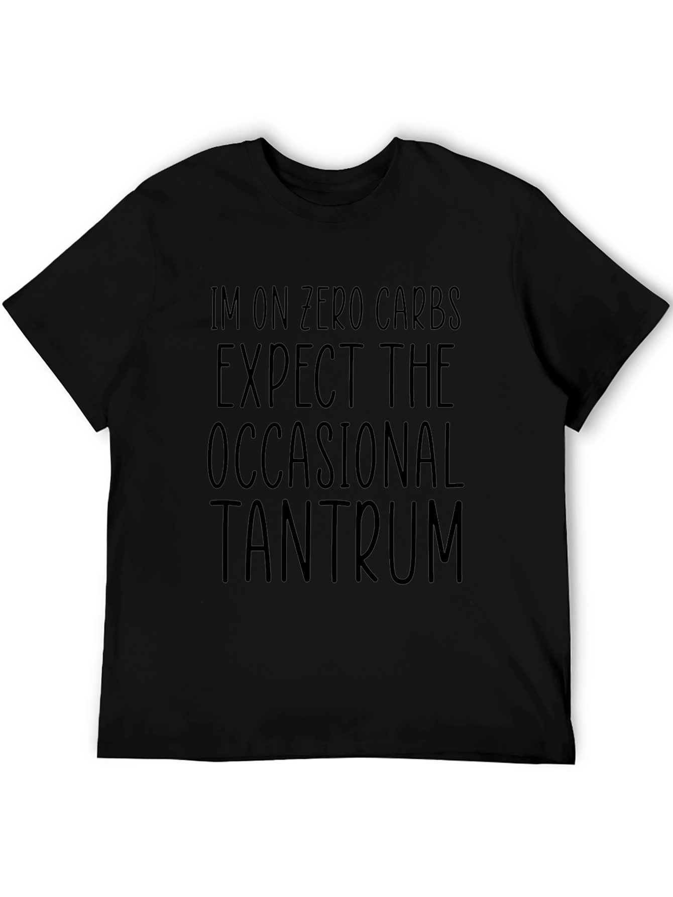Zero Carb Tantrum Black T-Shirt