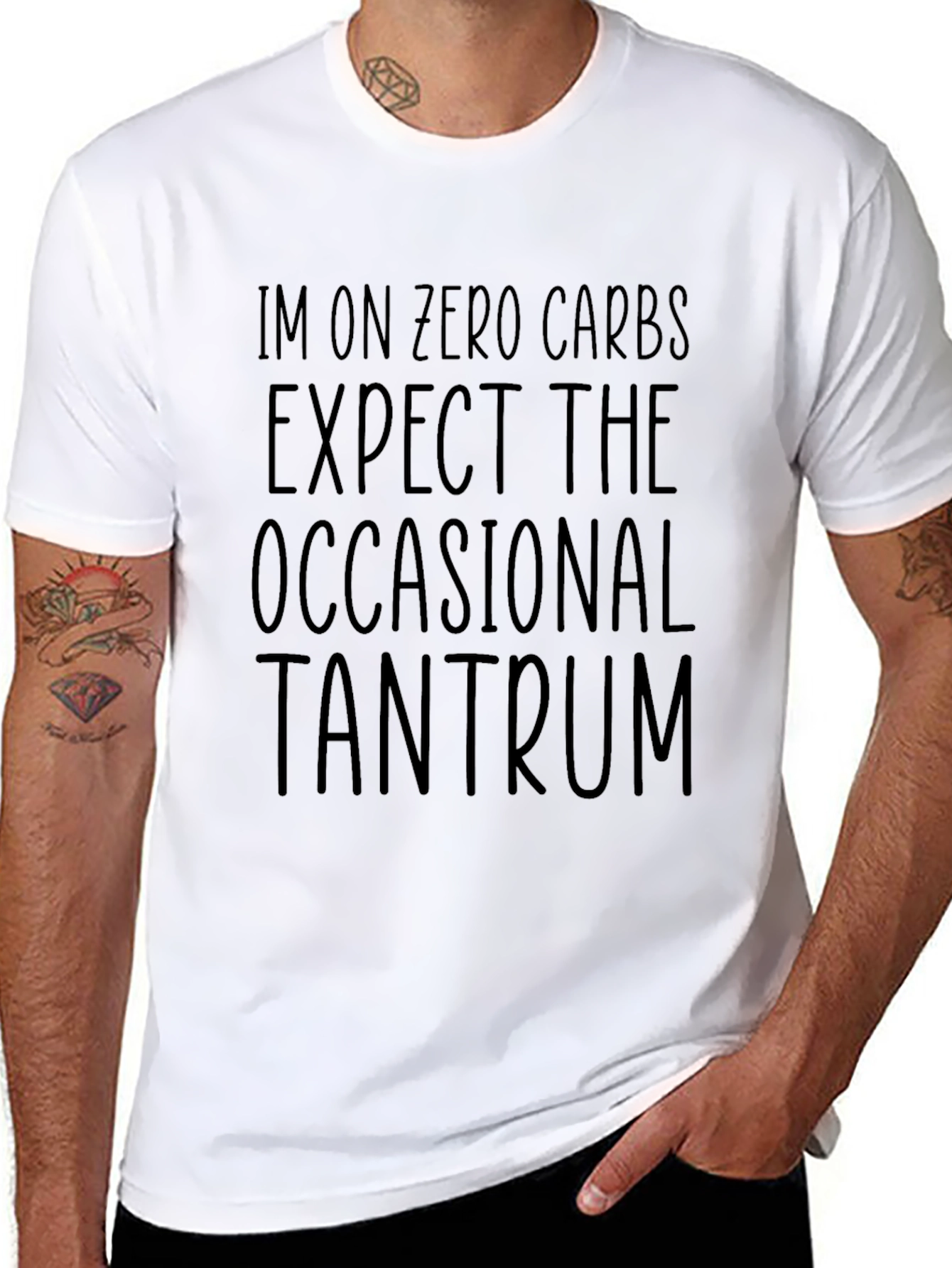Zero Carb Tantrum Black T-Shirt