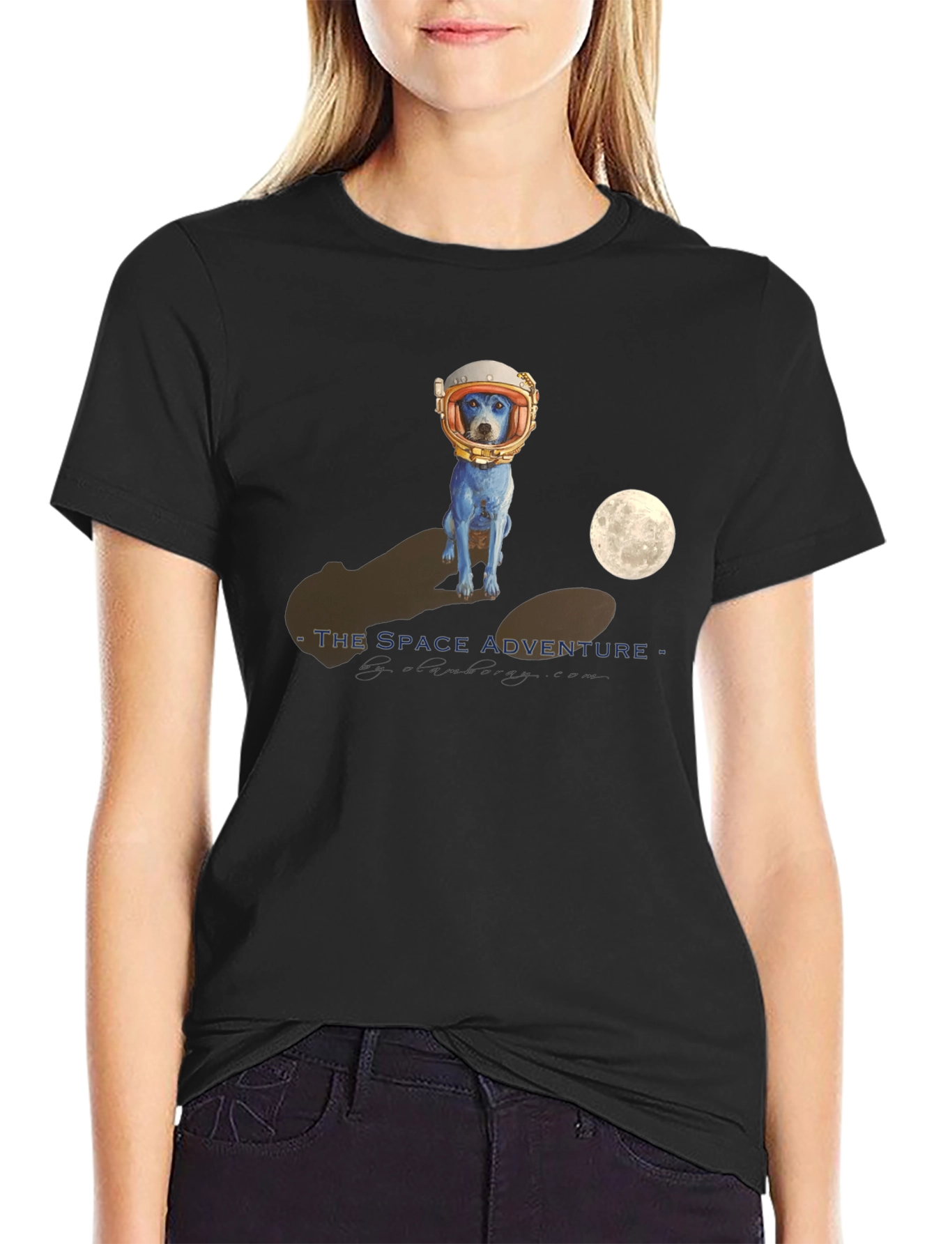 Space Adventure Dog Graphic Tee