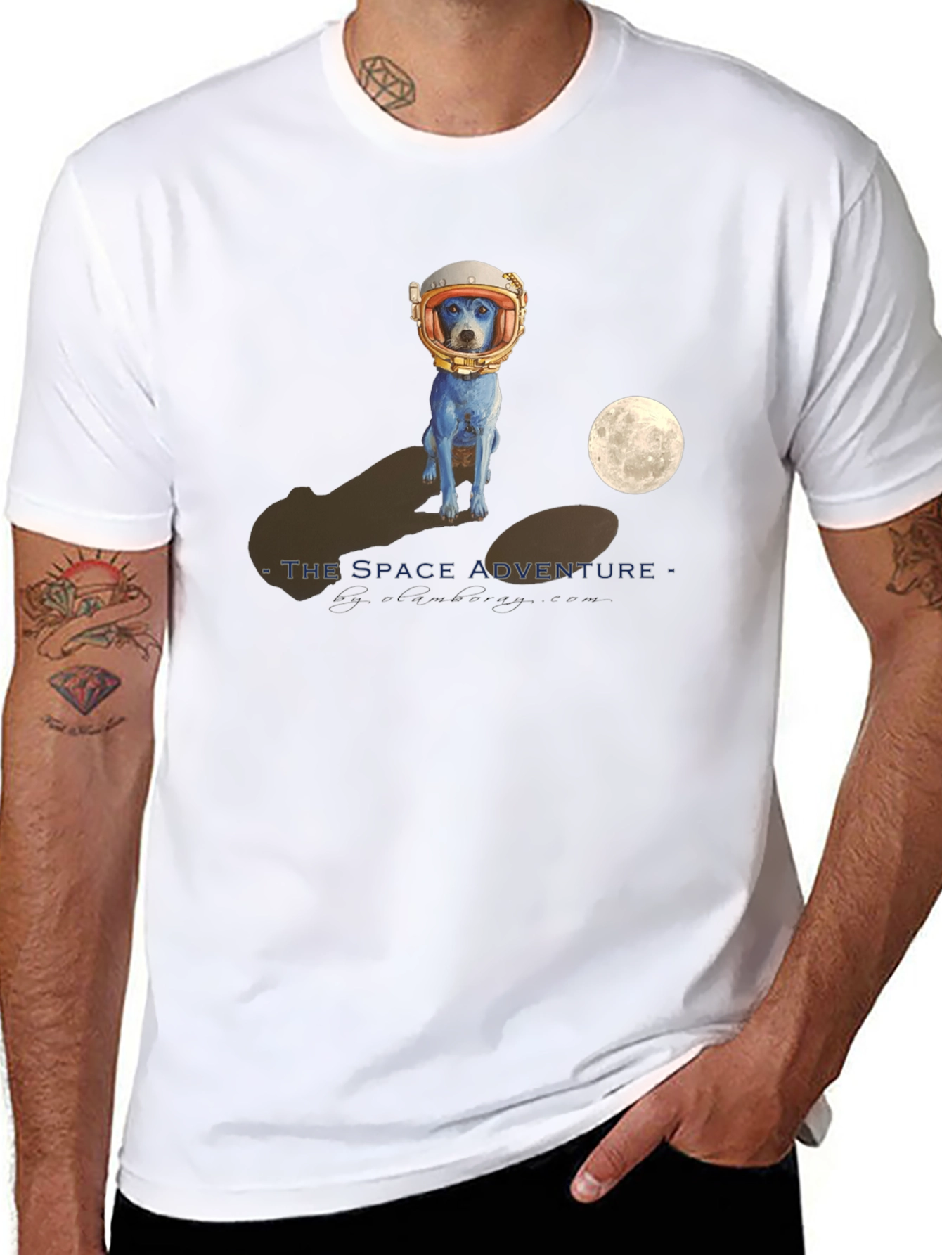 Space Adventure Dog Graphic Tee
