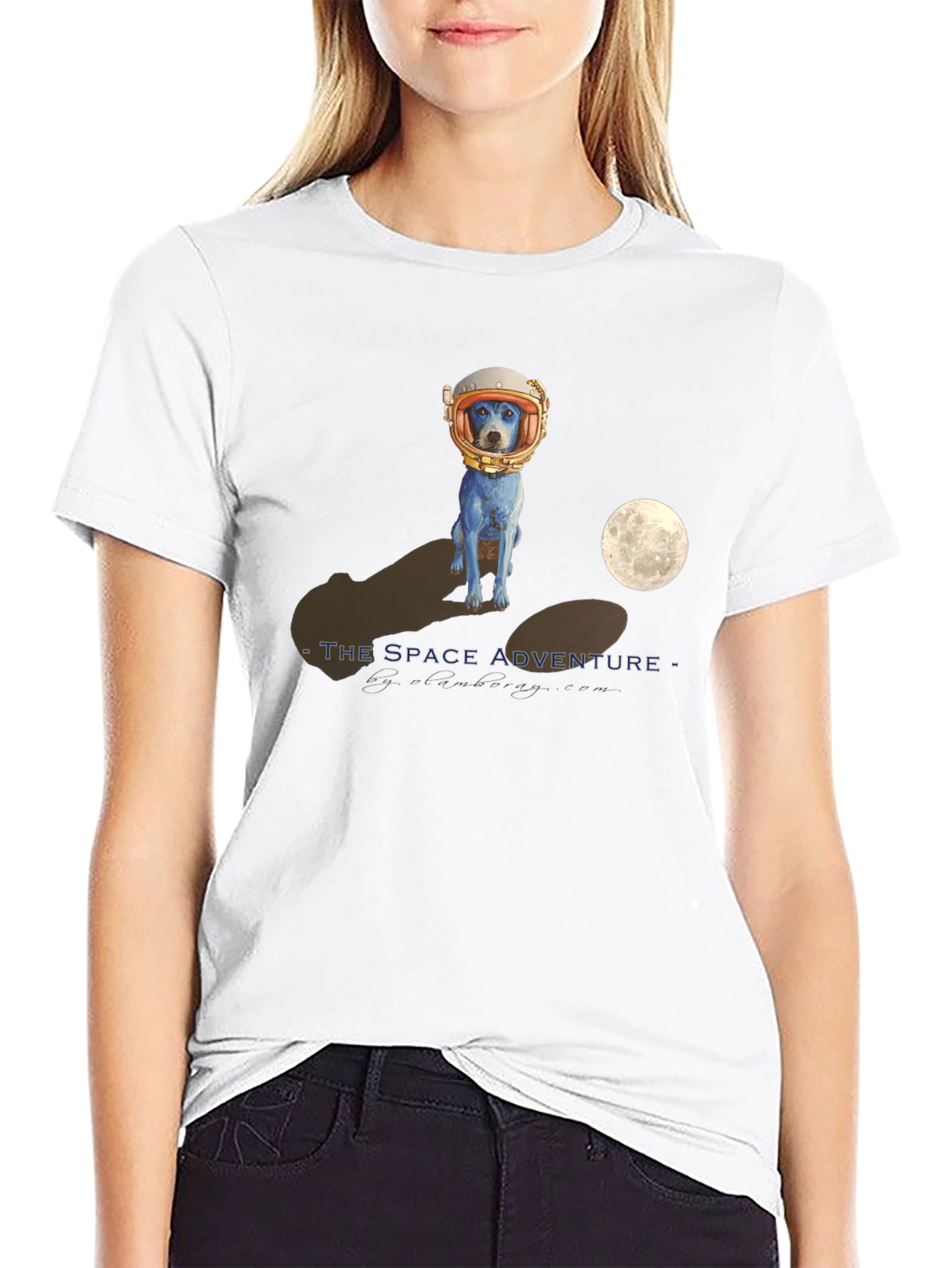 Space Adventure Dog Graphic Tee