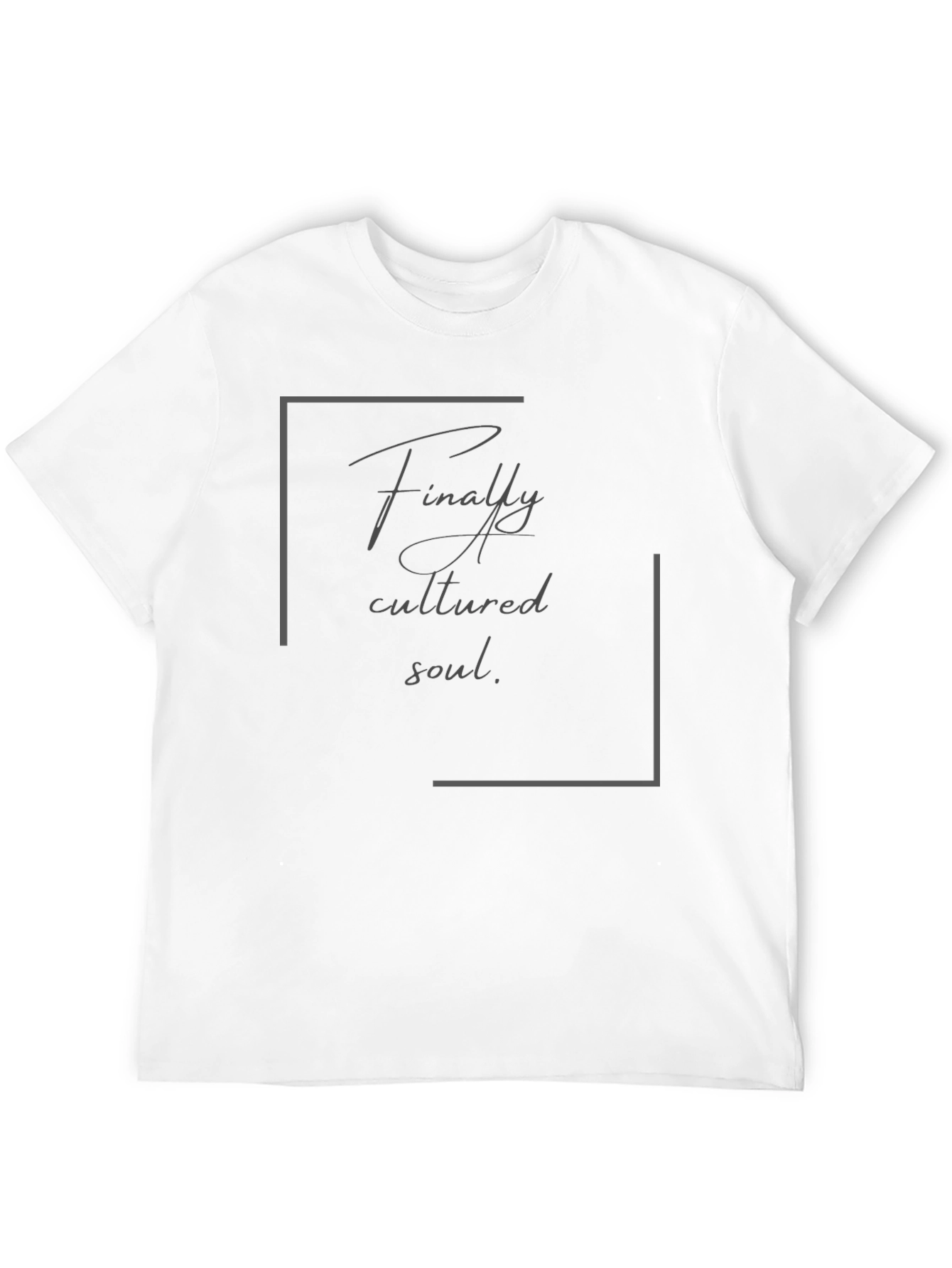 Cultured Soul Graphic Tee - Black T-Shirt