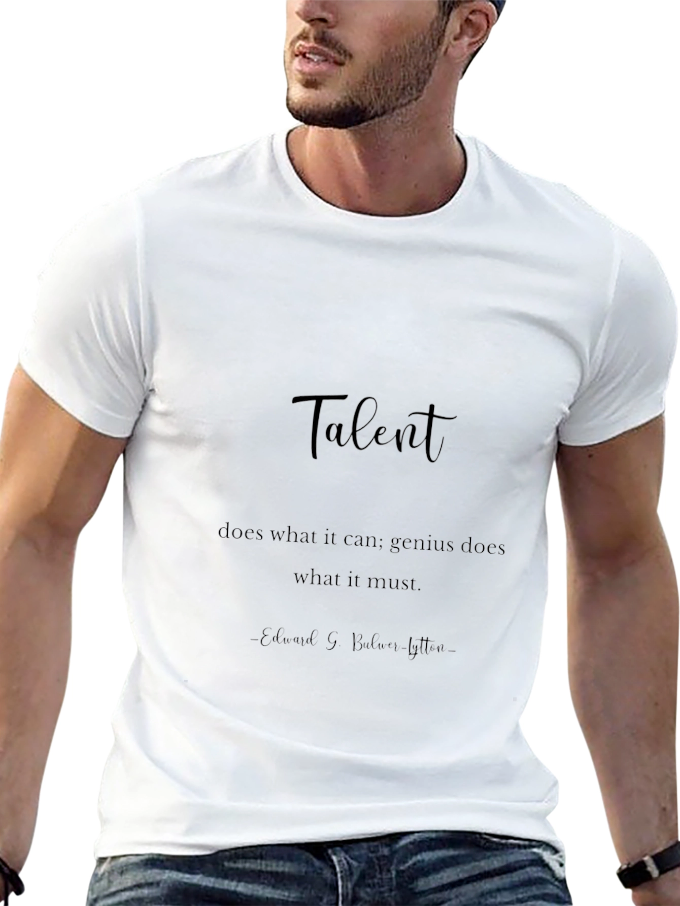 Talent Quote T-Shirt - Inspiring Design