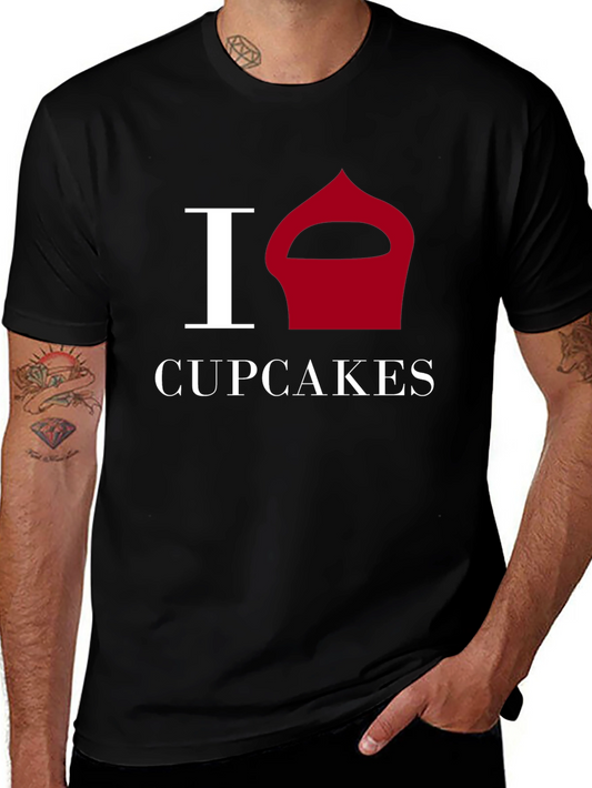 I Love Cupcakes Graphic T-Shirt