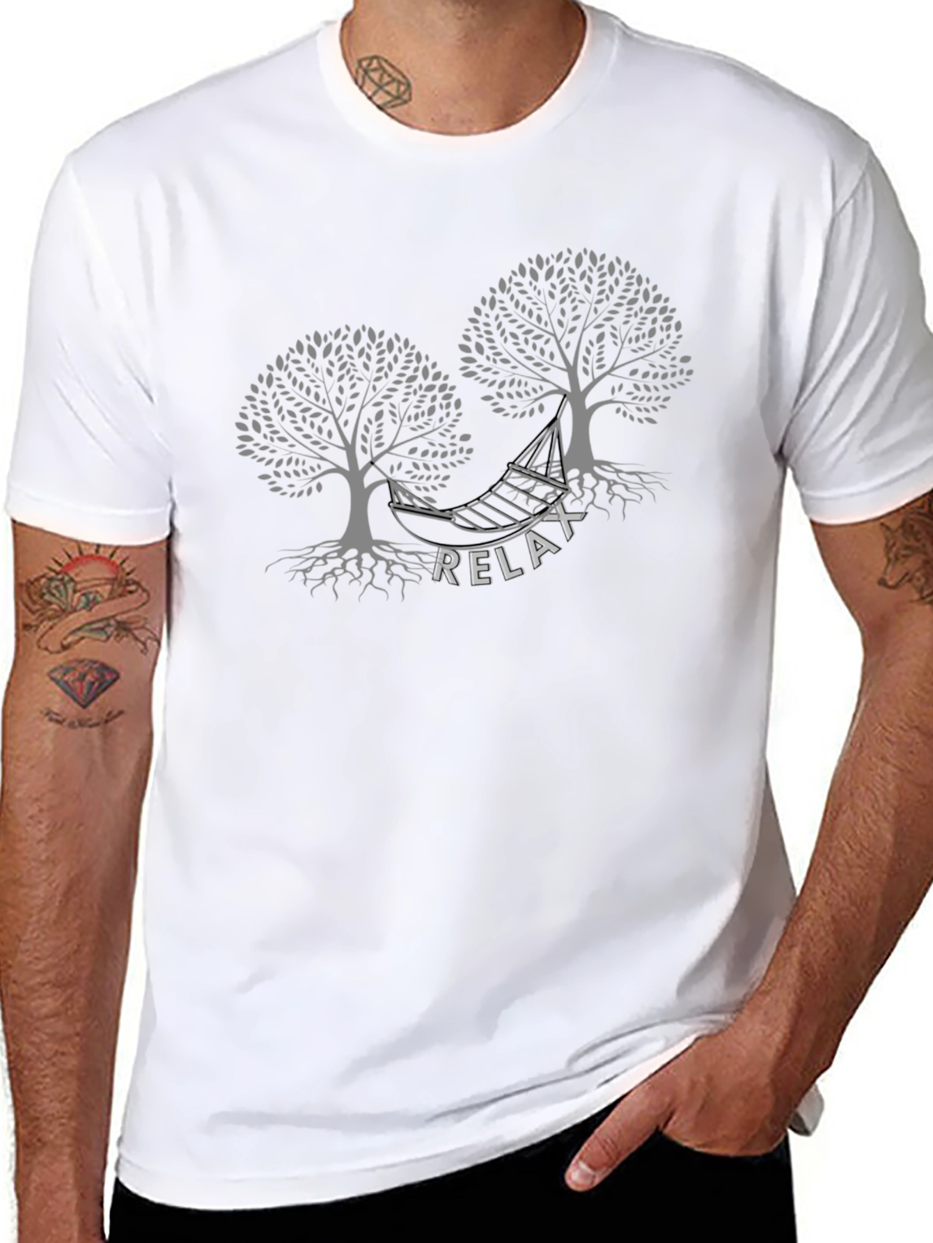 Relax Tree Hammock Graphic Tee