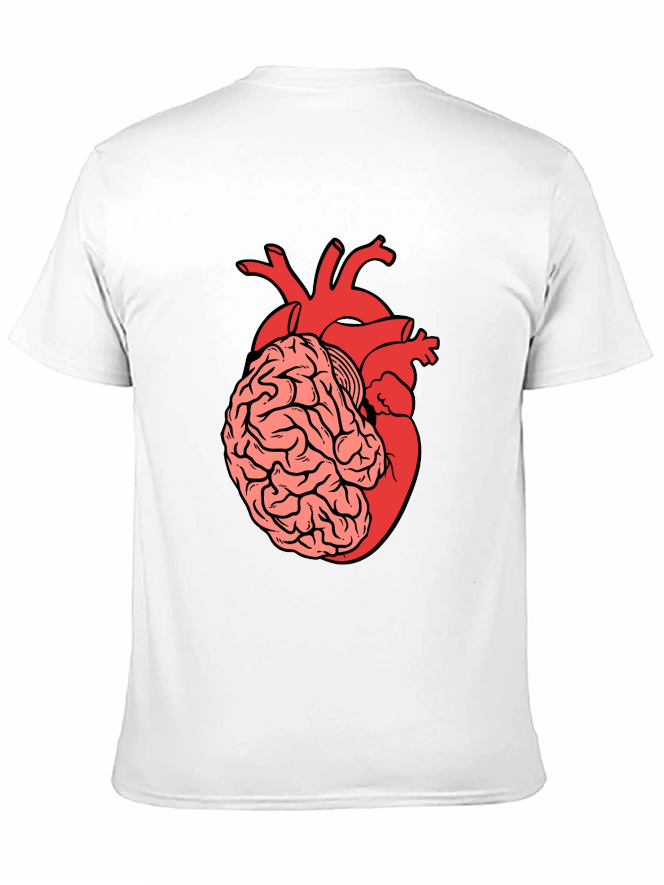 Brain Heart T-Shirt - Anatomical Tee