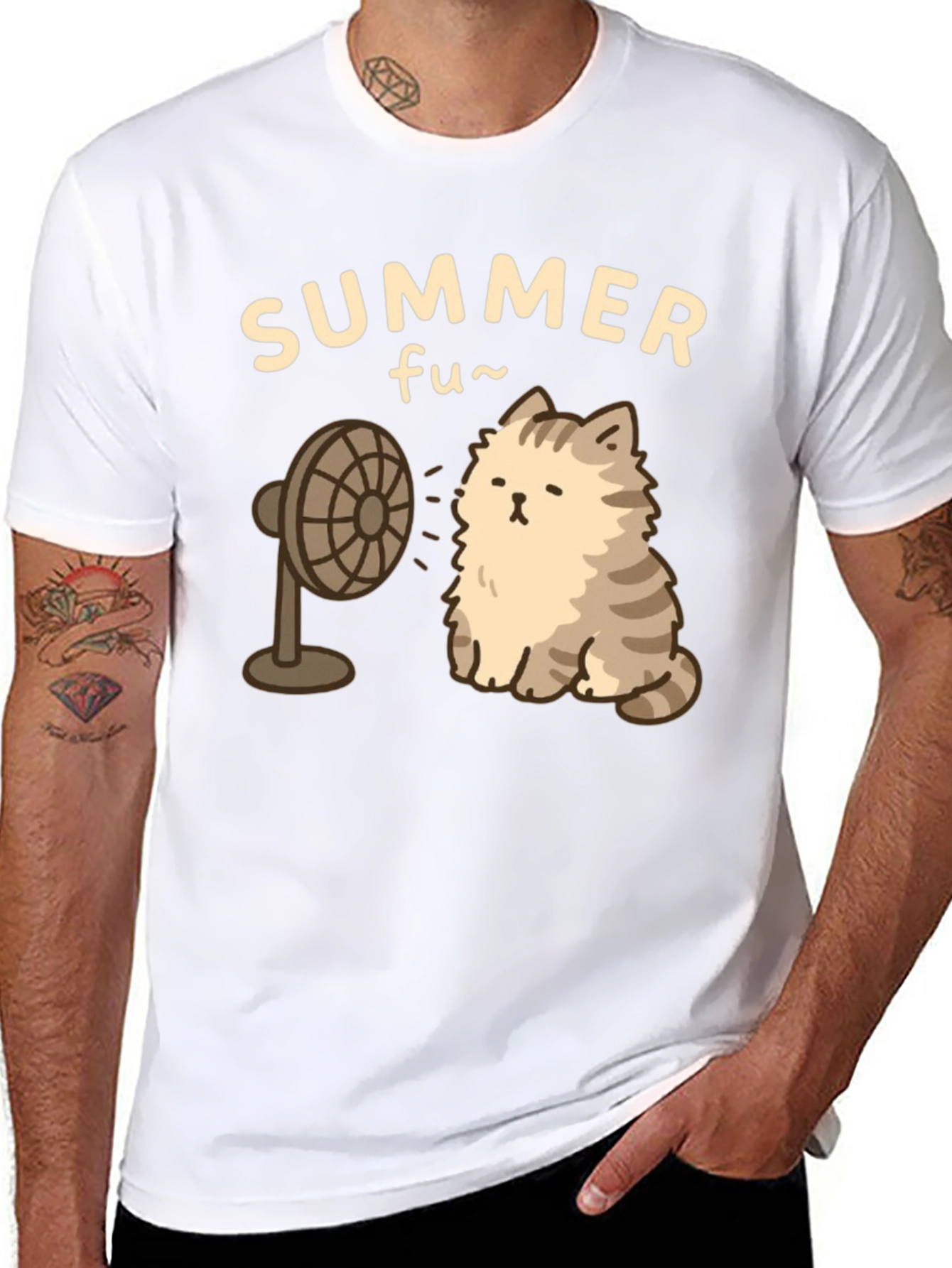 Summer Fun Cat T-Shirt