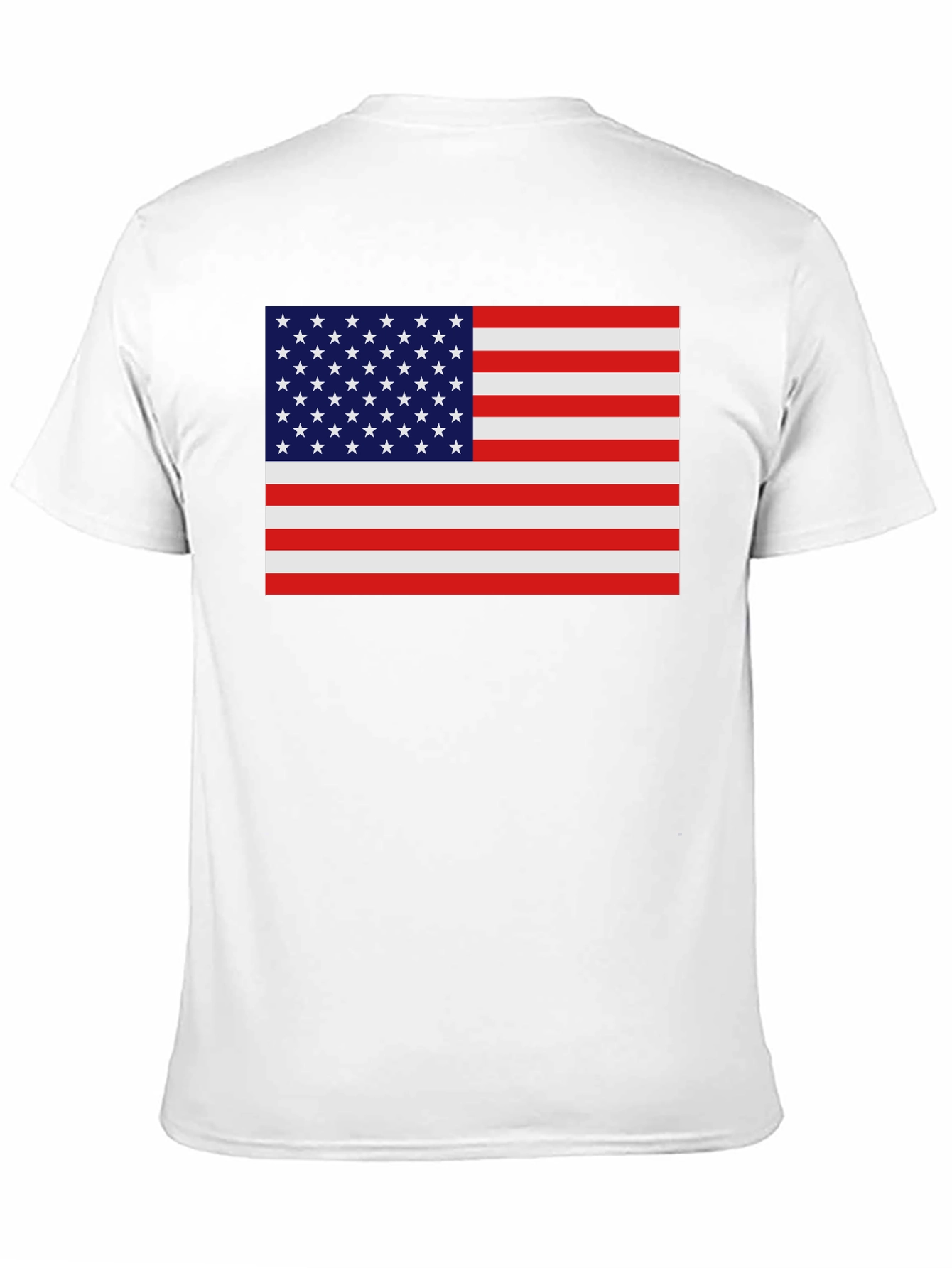 USA Flag Graphic Print T-Shirt
