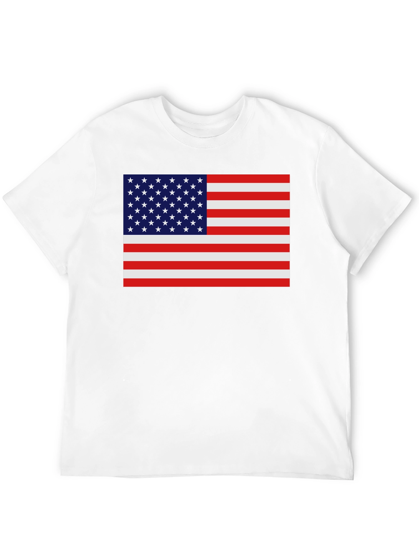 USA Flag Graphic Print T-Shirt