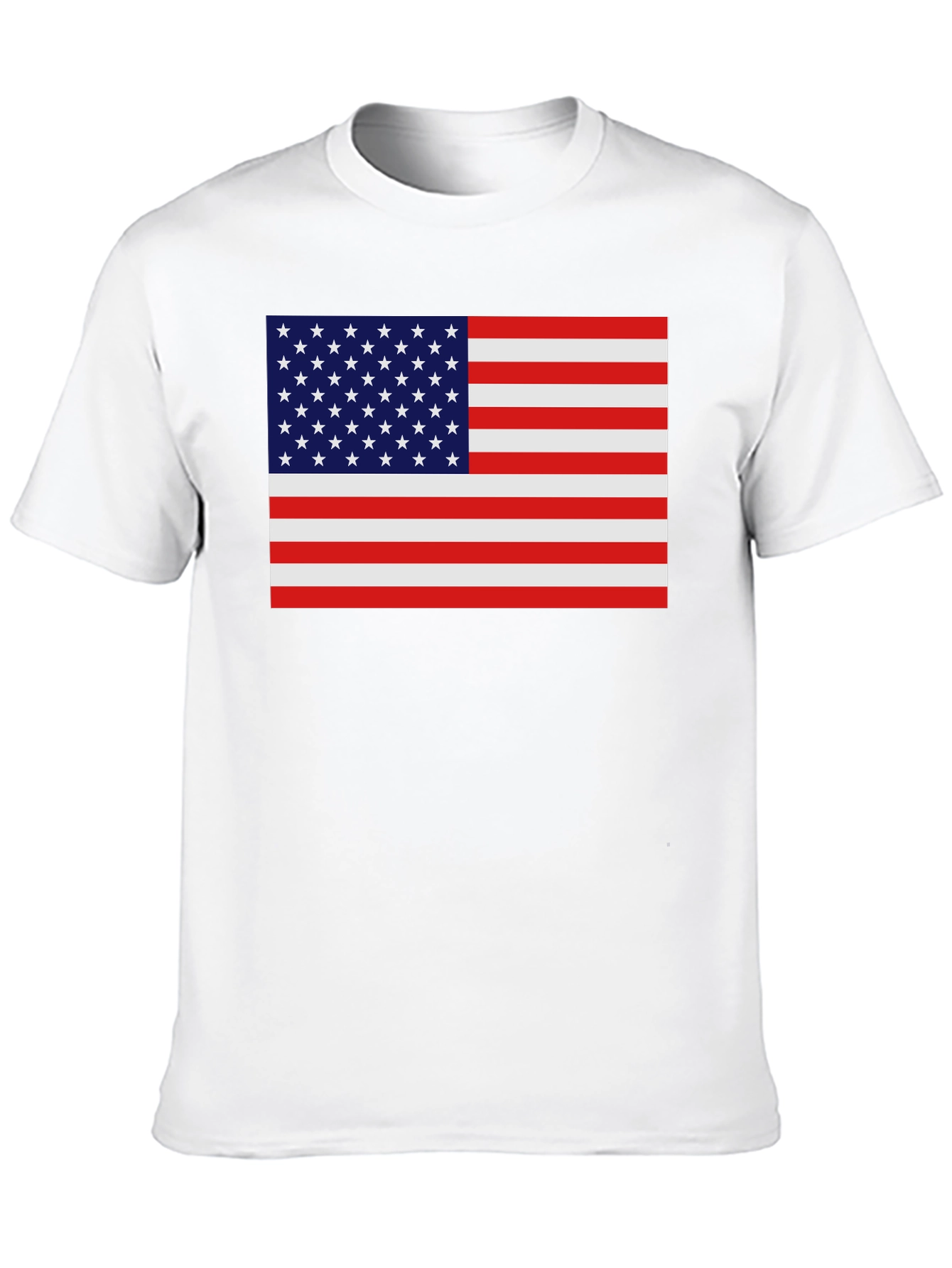 USA Flag Graphic Print T-Shirt