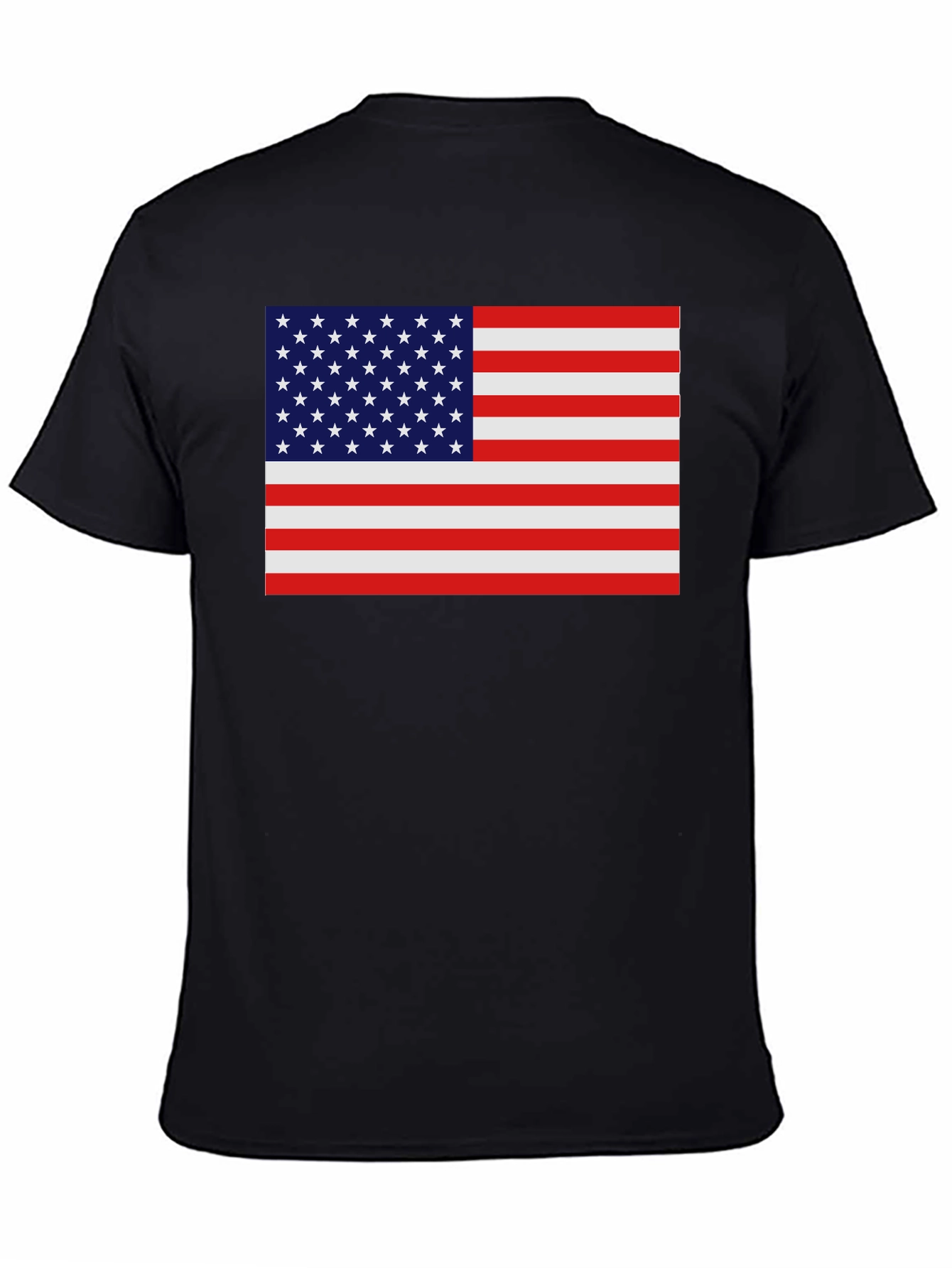 USA Flag Graphic Print T-Shirt