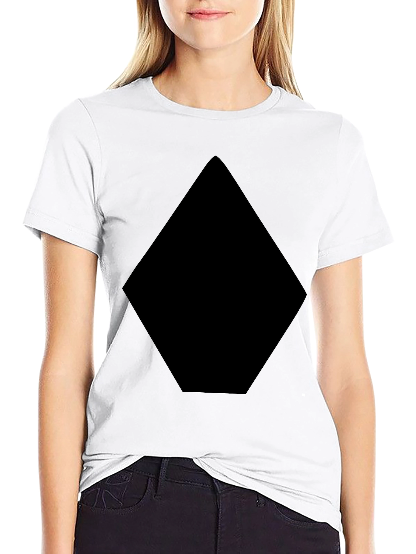 Mens Black Diamond Graphic T-Shirt