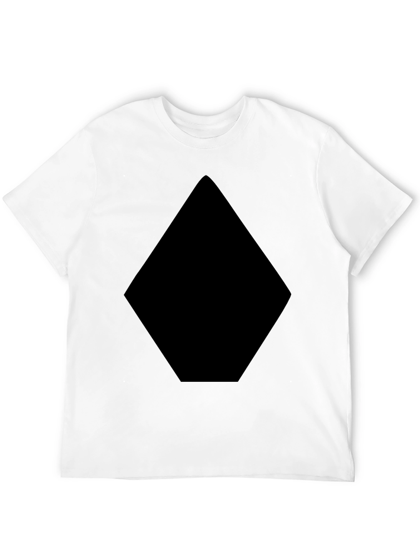 Mens Black Diamond Graphic T-Shirt