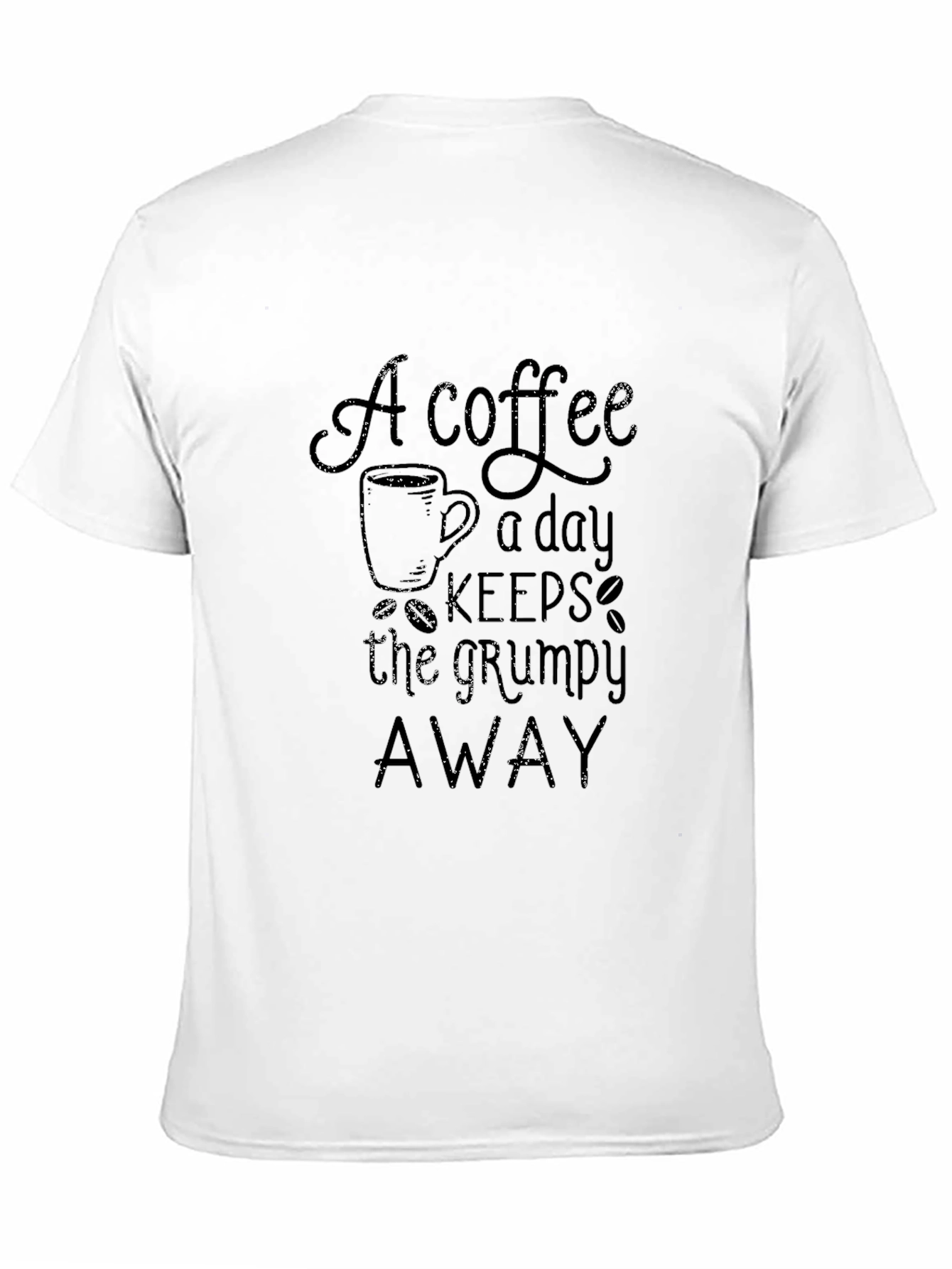 Coffee Lovers Tee: Keeps the Grumpy Away