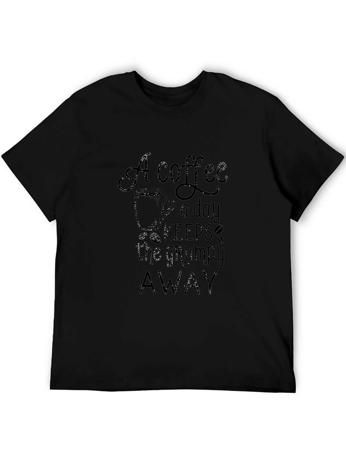 Coffee Lovers Tee: Keeps the Grumpy Away