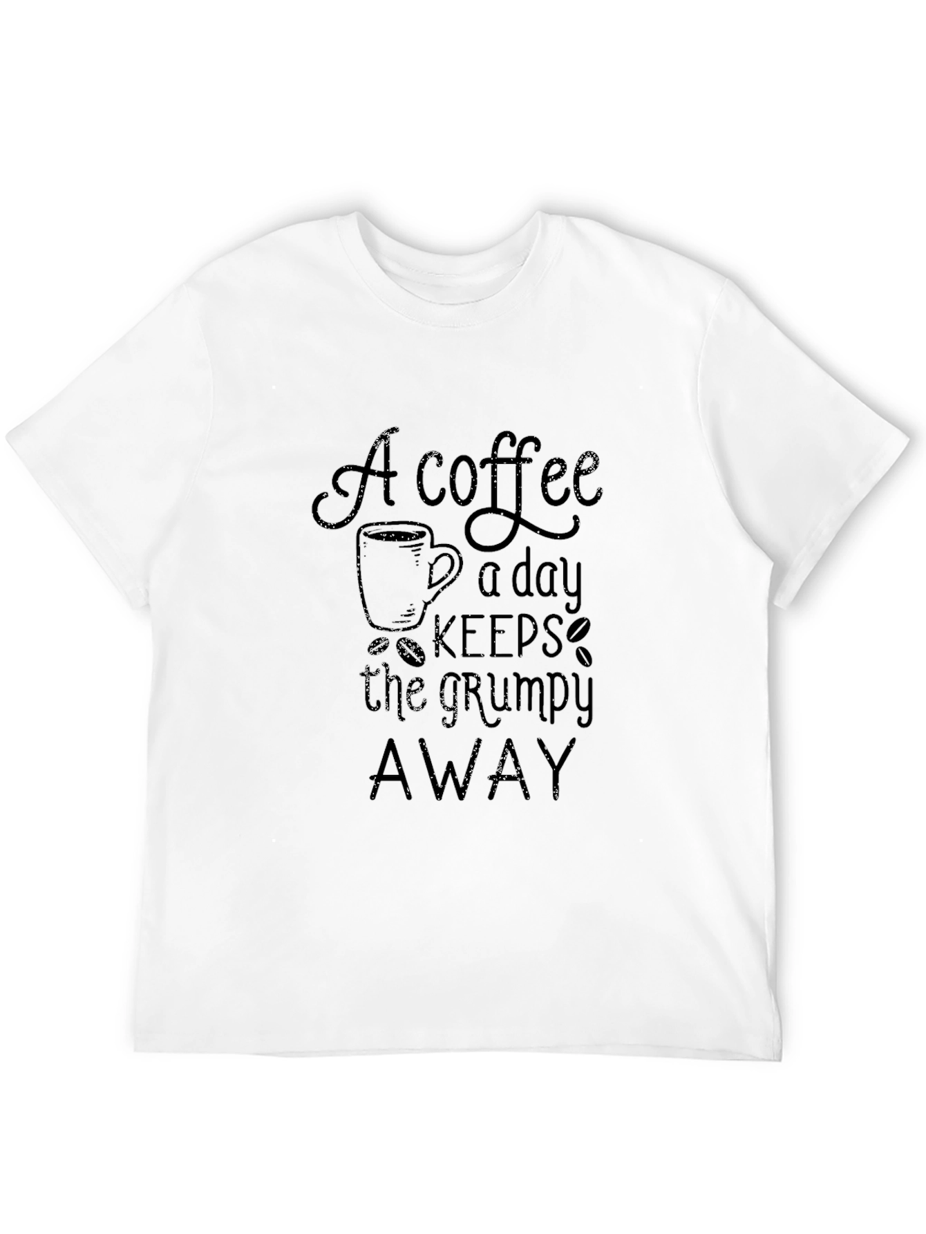 Coffee Lovers Tee: Keeps the Grumpy Away