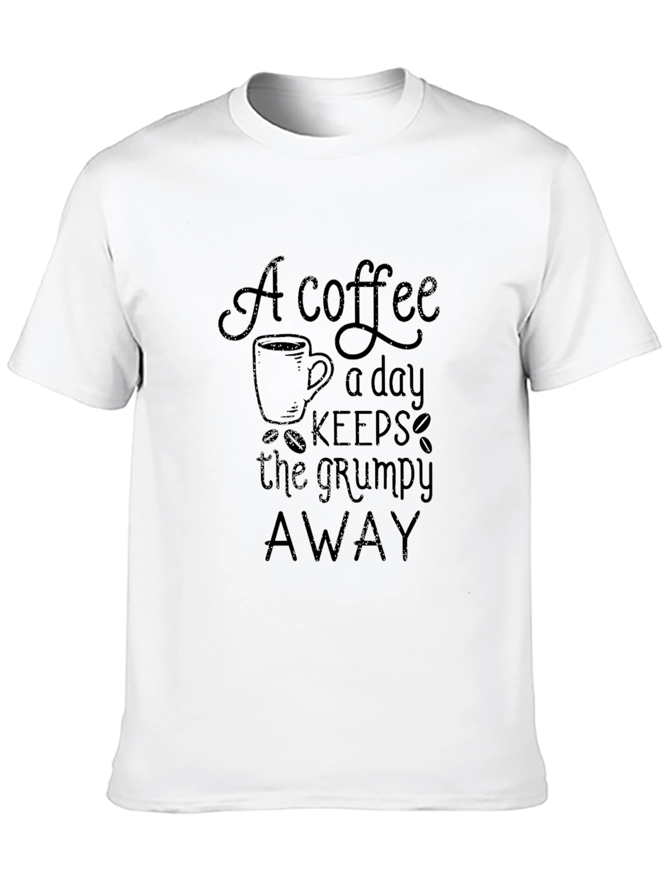 Coffee Lovers Tee: Keeps the Grumpy Away