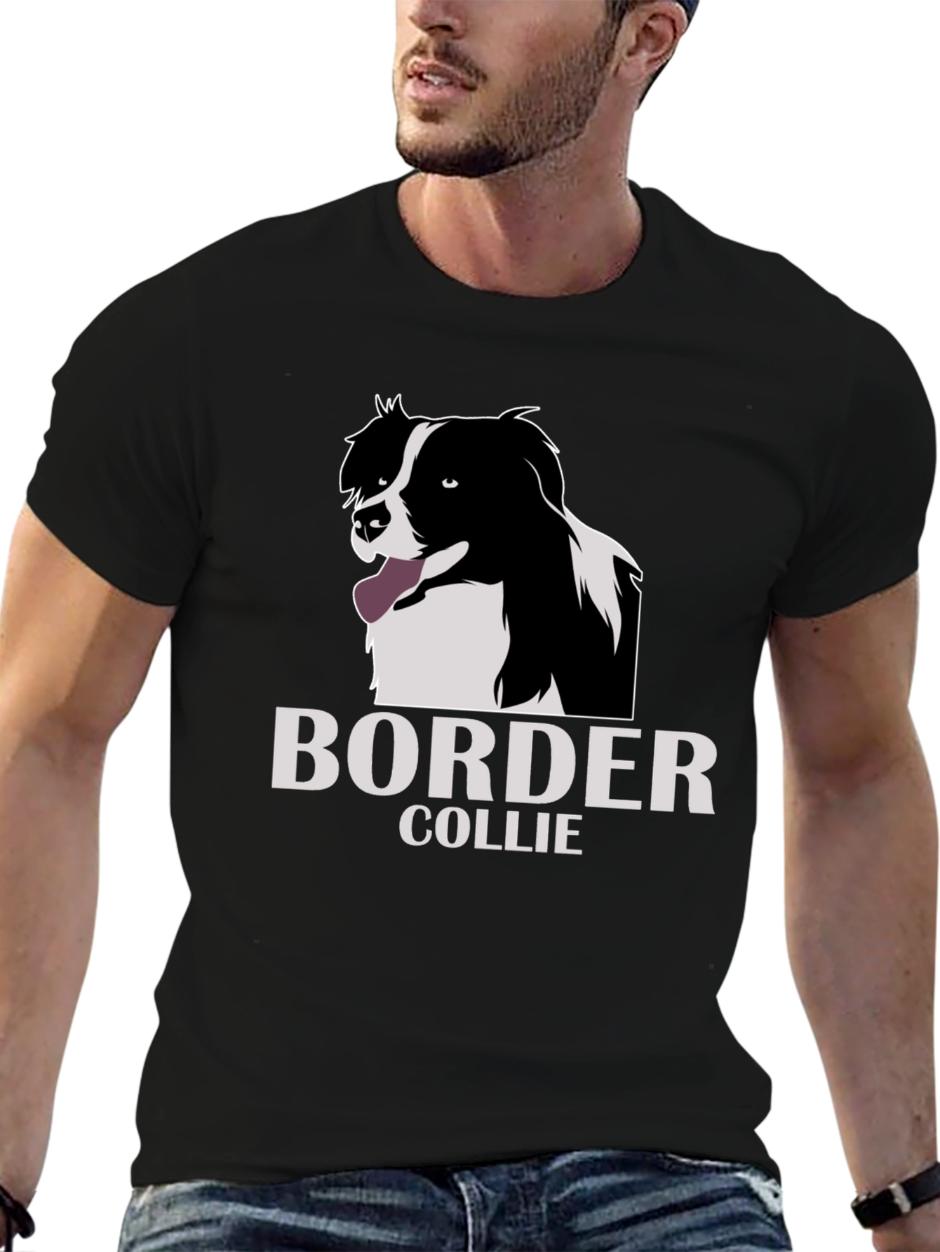 Border Collie Graphic T-Shirt - Dog Lover Tee