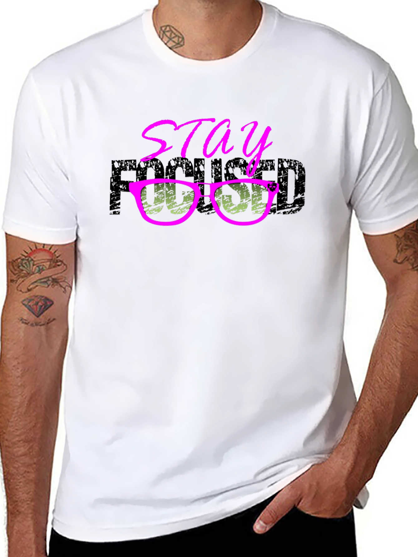 Stay Focused Graphic T-Shirt