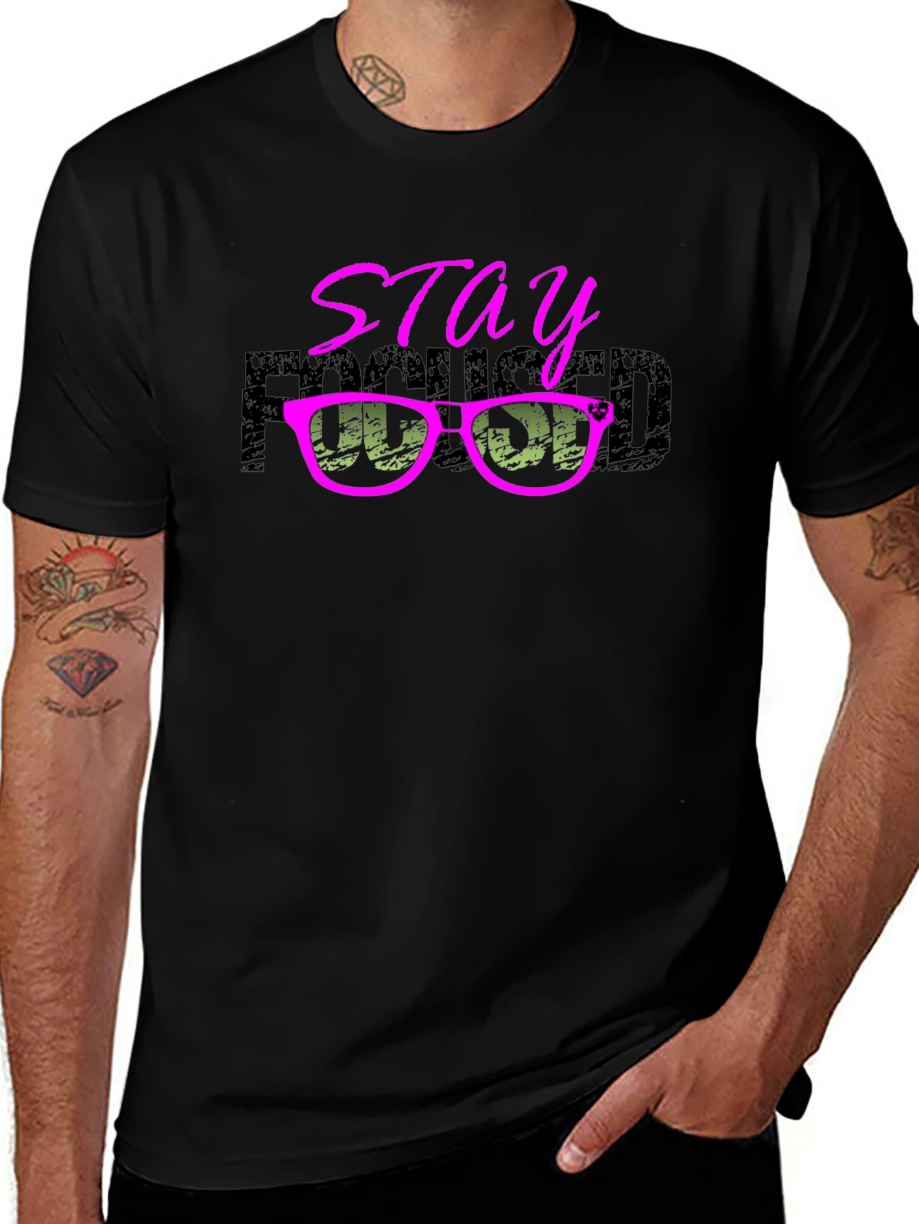 Stay Focused Graphic T-Shirt