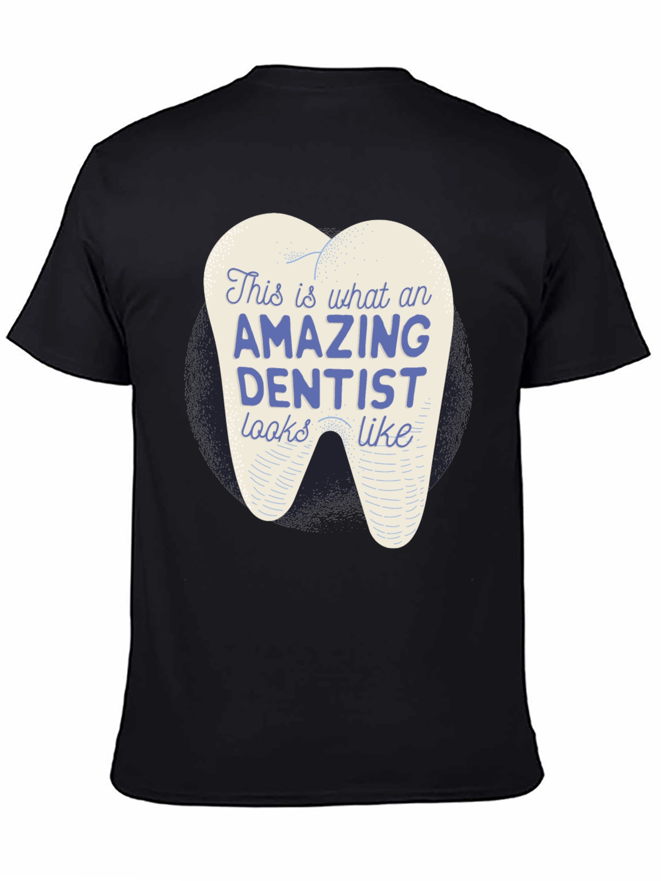 Amazing Dentist Graphic T-Shirt - Black Cotton Tee
