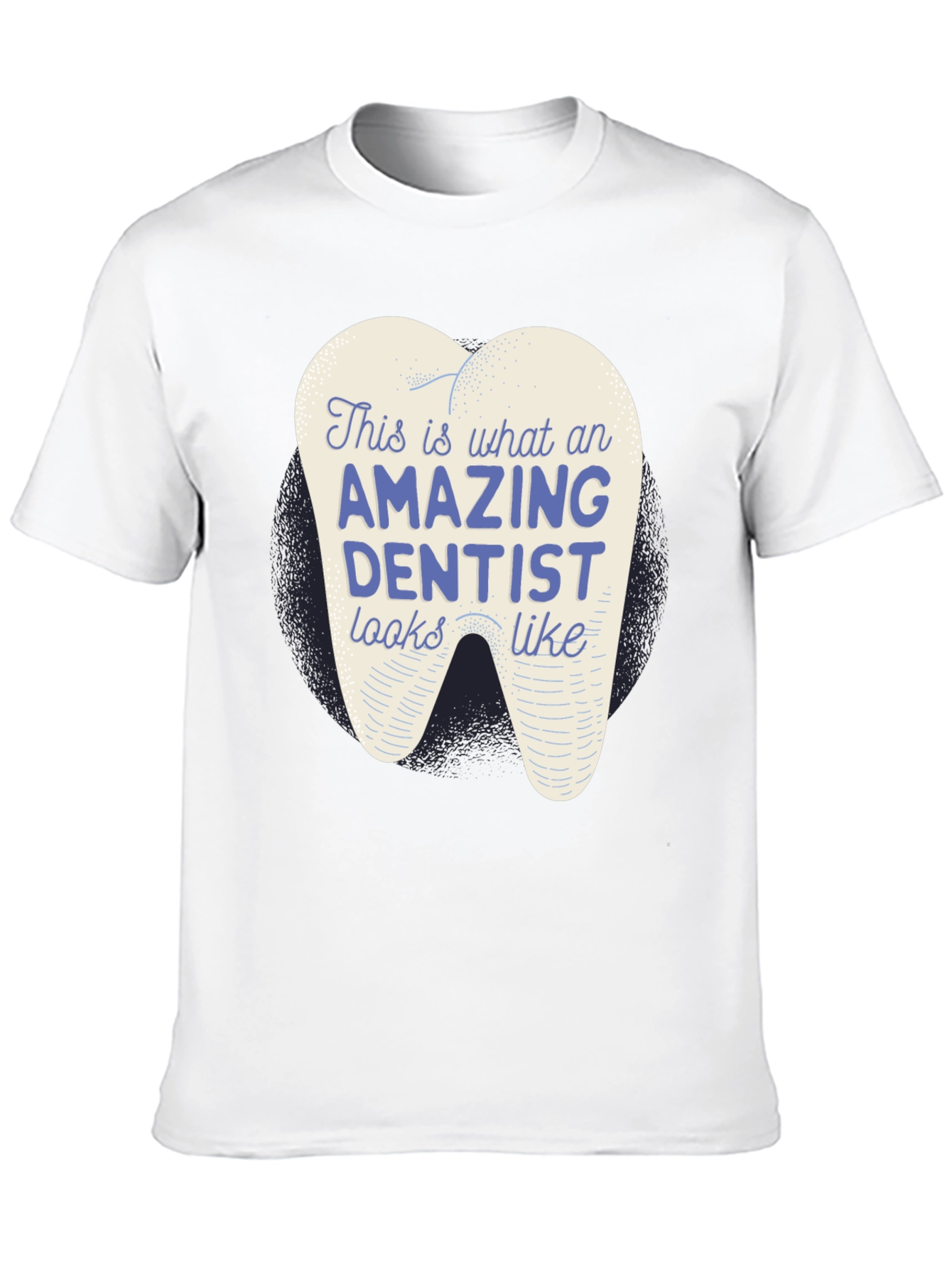 Amazing Dentist Graphic T-Shirt - Black Cotton Tee