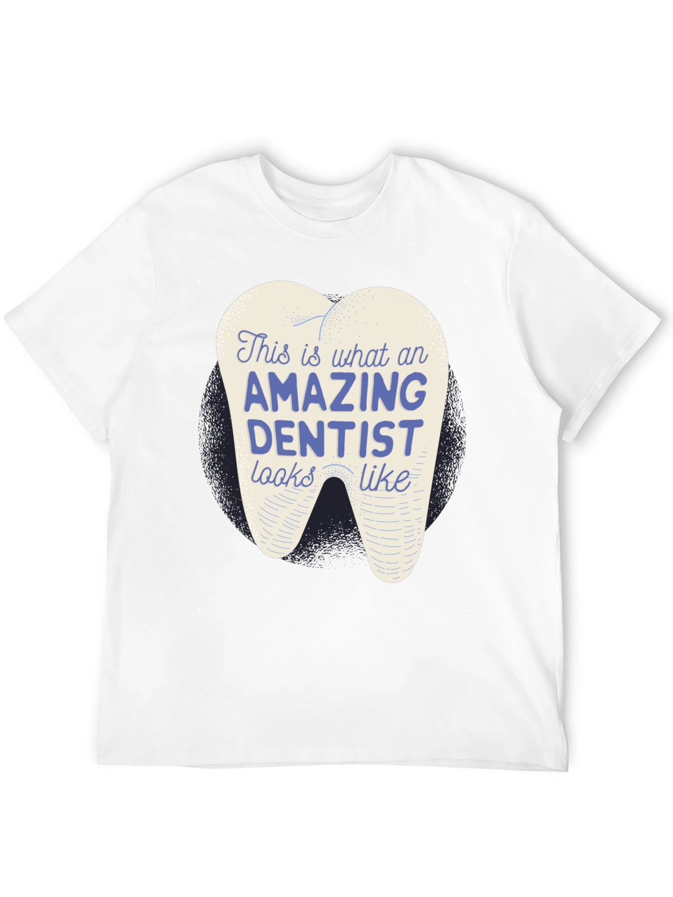 Amazing Dentist Graphic T-Shirt - Black Cotton Tee