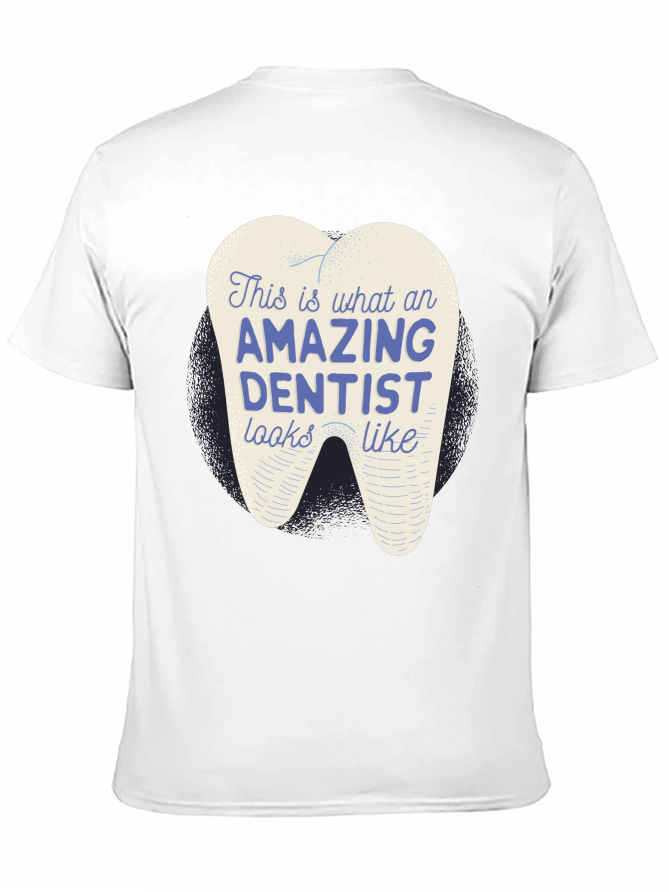 Amazing Dentist Graphic T-Shirt - Black Cotton Tee